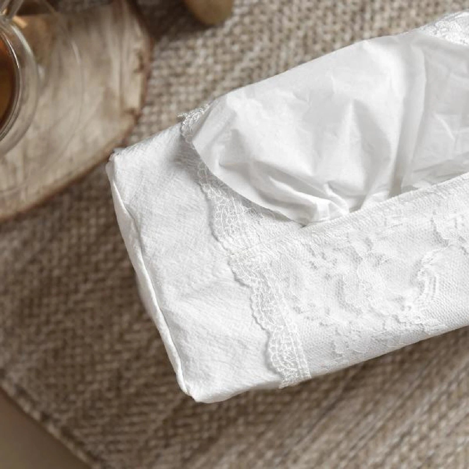 Elegant Lace Tissue Refill Cover Holder Case Living Room Home Deco Made in Korea | eBay