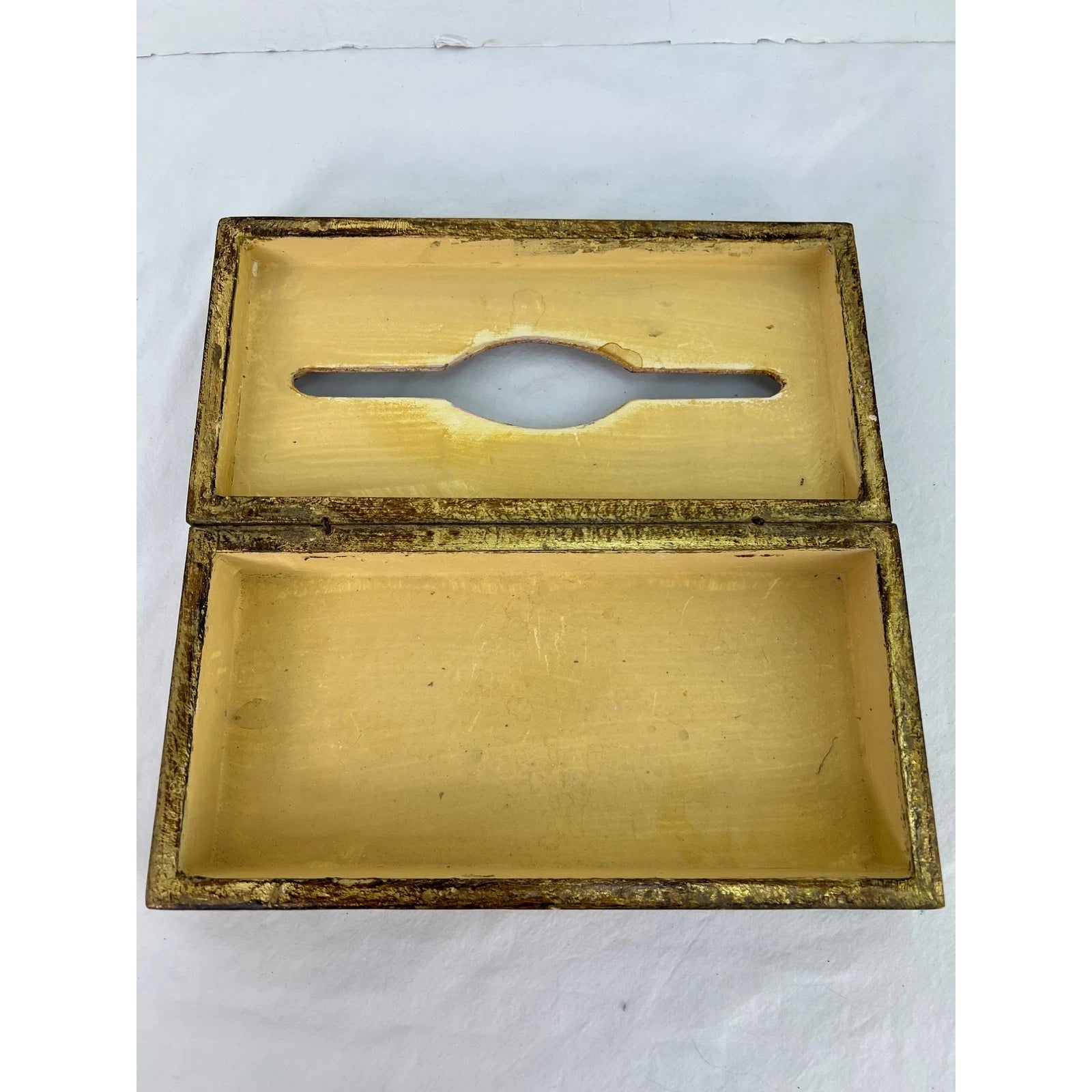 Mid-Century Italian Florentine Wooden Tissue Box Holder Handcrafted Decorative D | eBay