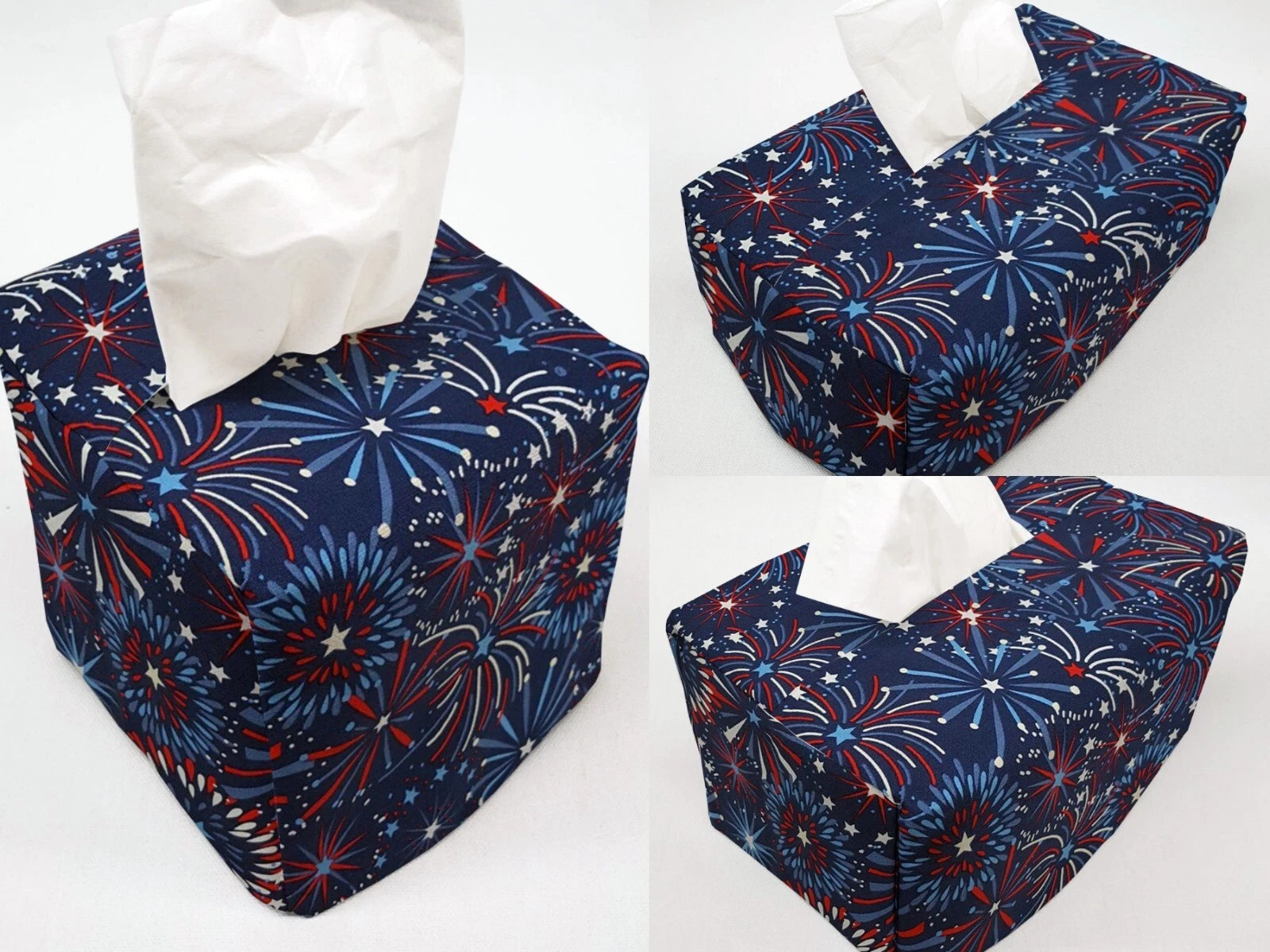 Americana Tissue Box Cover | eBay