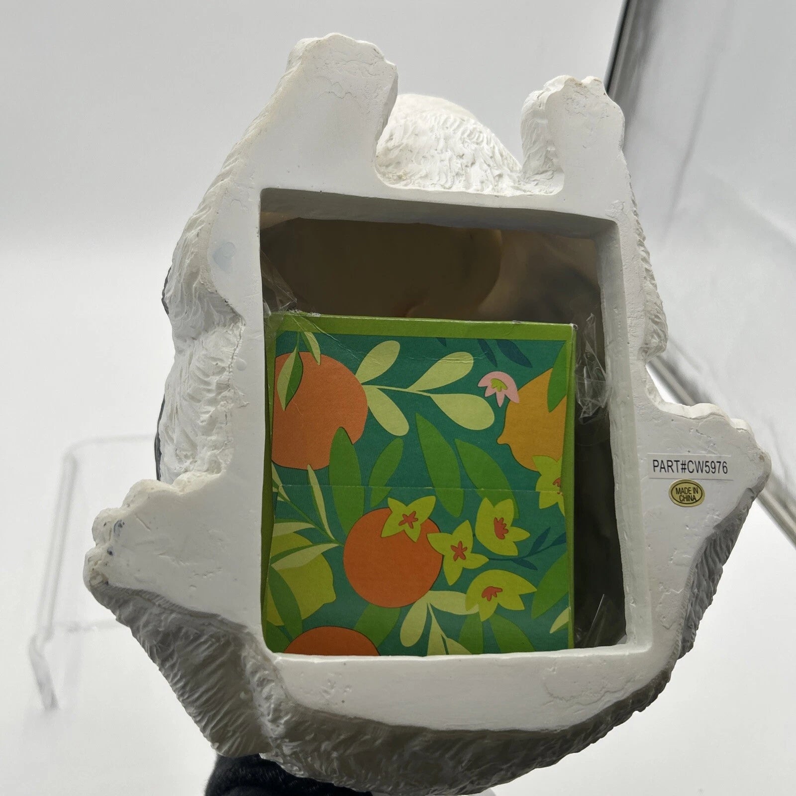 Cat Butt Tissue Box Holder Resin Decorative Black & White | eBay