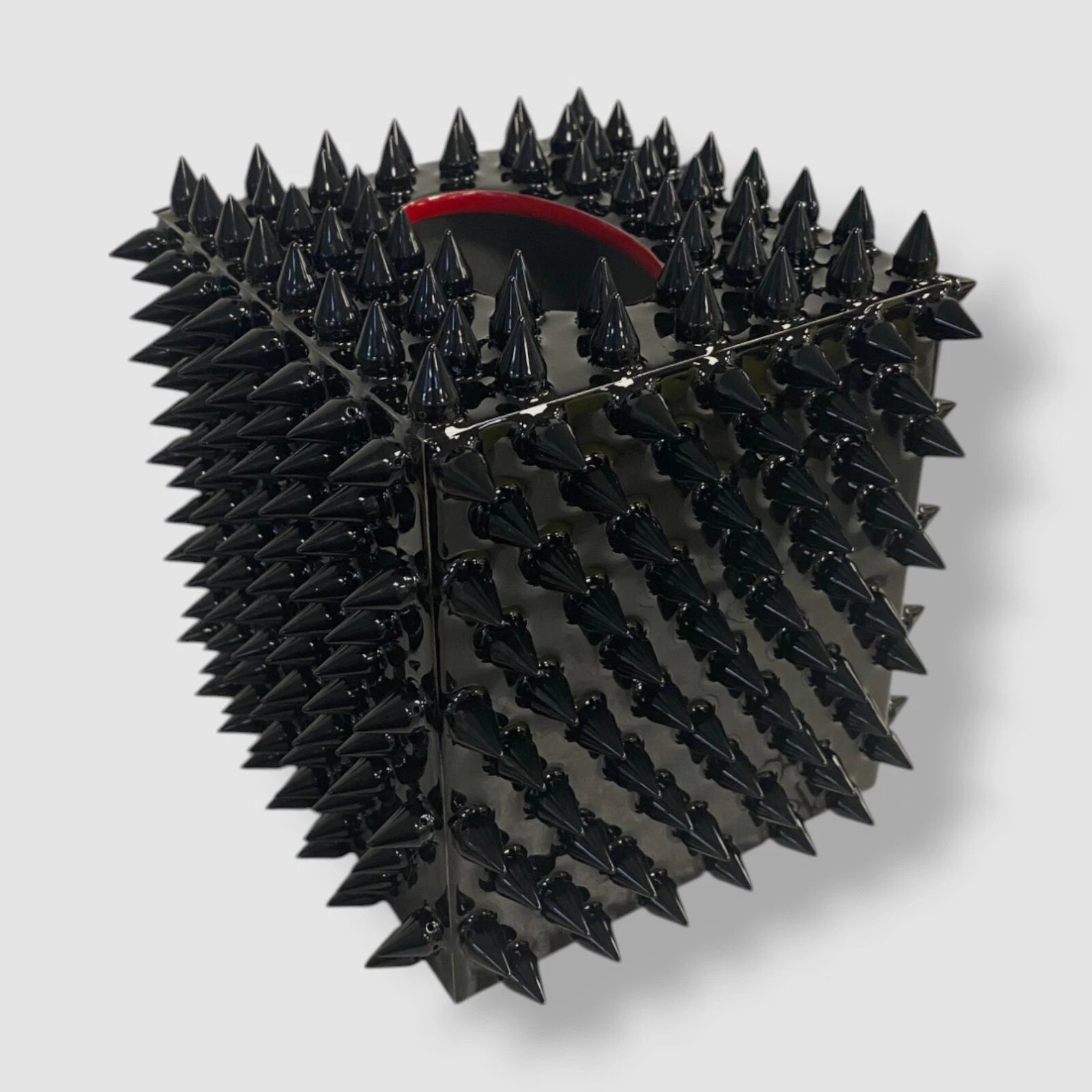 Mike & Ally Black Boutique Spiked Quill Tissue Box Cover | eBay