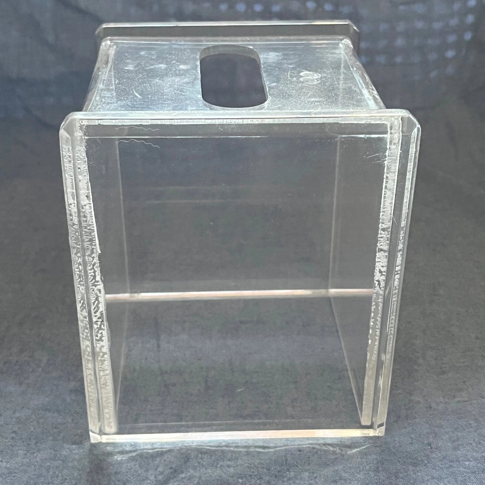 MidCentury Modern ARONIE LUCITE Clear Acrylic Tissue Box Holder Cover MCM Vintag | eBay