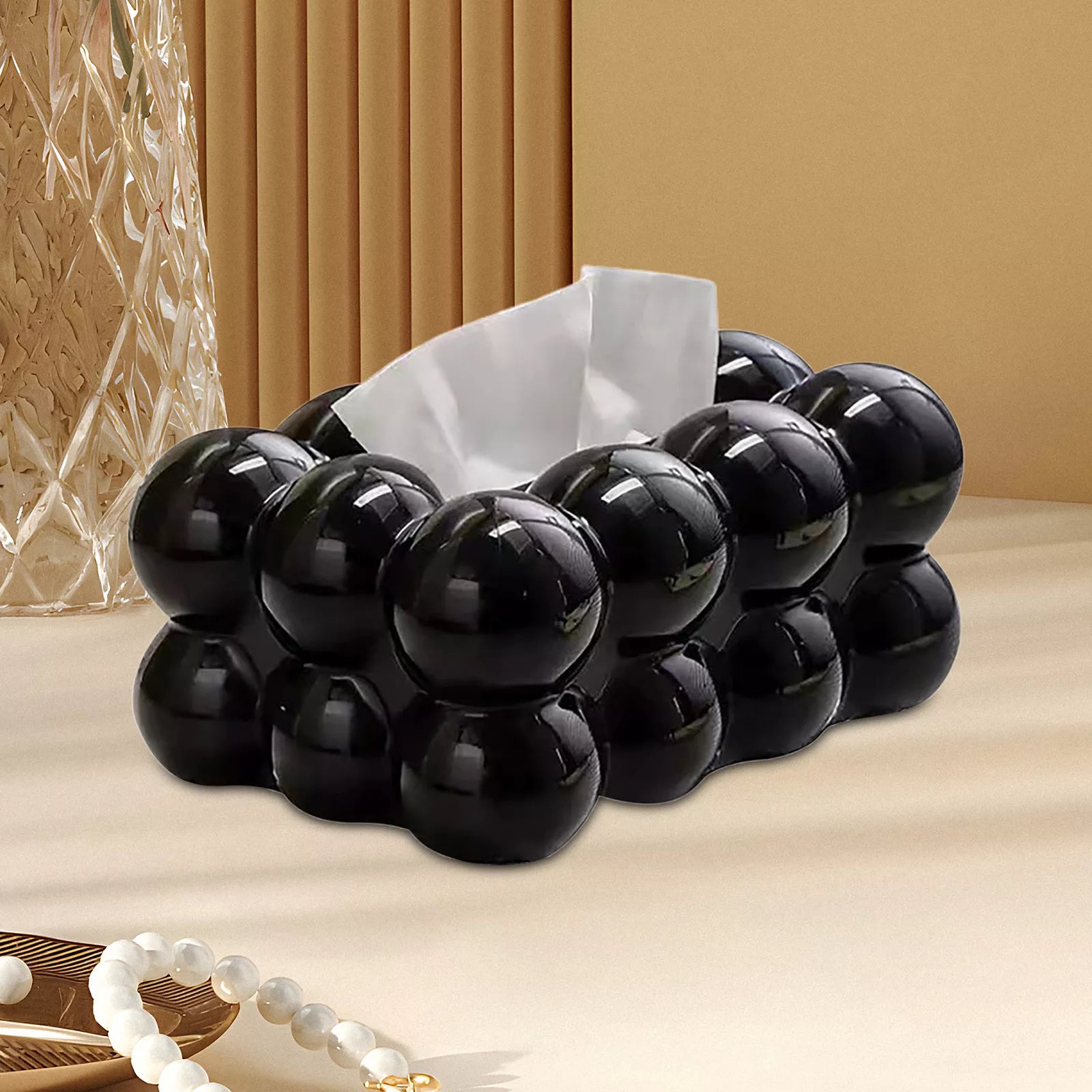 Home Tabletop Tissue Box Facial Paper Organizer Storage Dispenser Decorative New | eBay