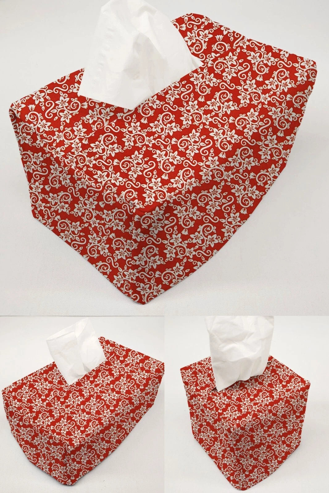 Floral Damask Tissue Box Cover (4 Colors Available) | eBay