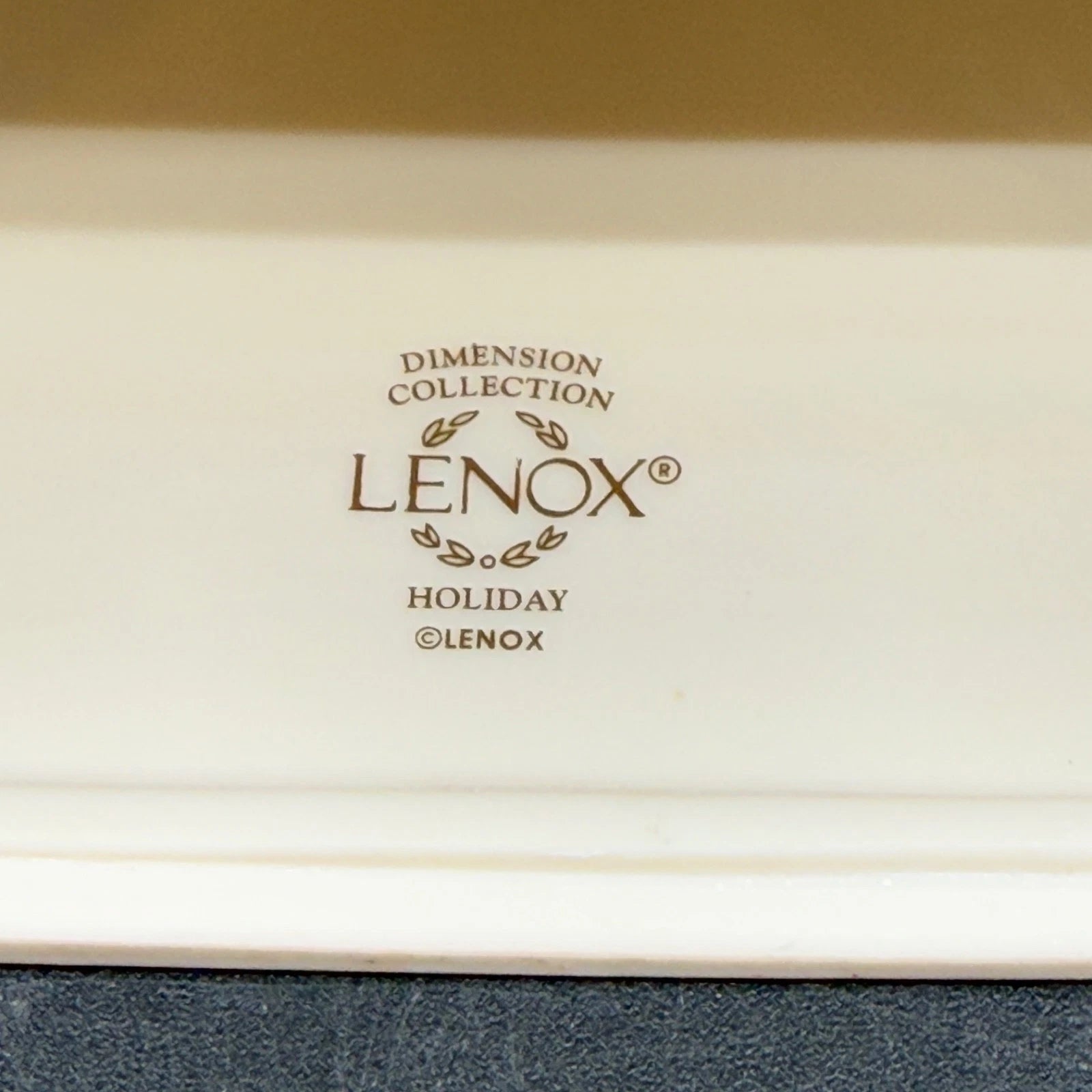 Lenox Holiday Dimensions Tissue Box Cover Christmas Collection Holly Square Rare | eBay