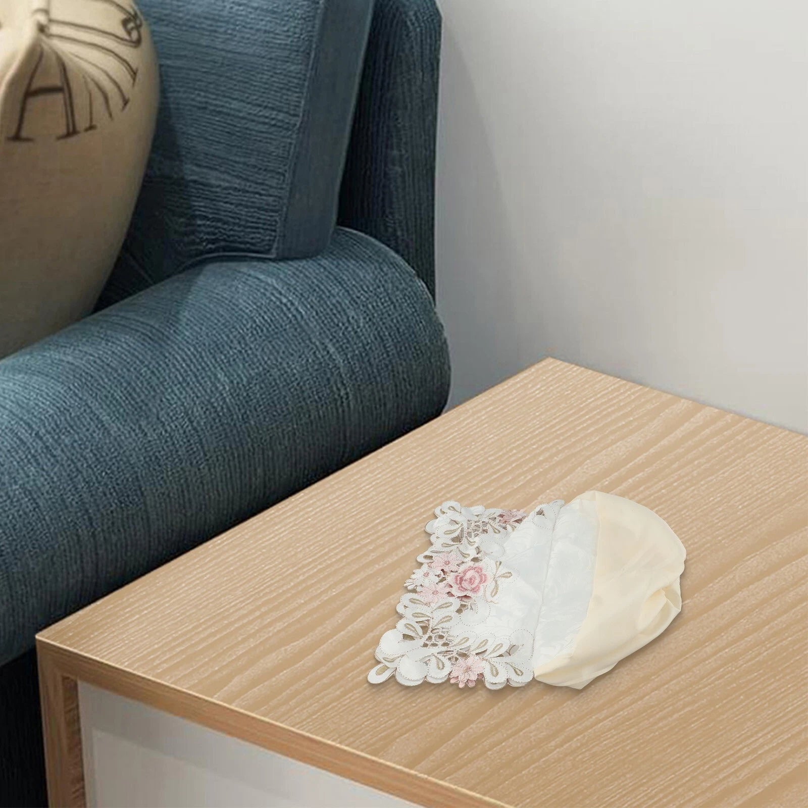 Exquisite Vintage Lace Fabric Tissue Box Cover Embroidered Tissue Box Cover | eBay