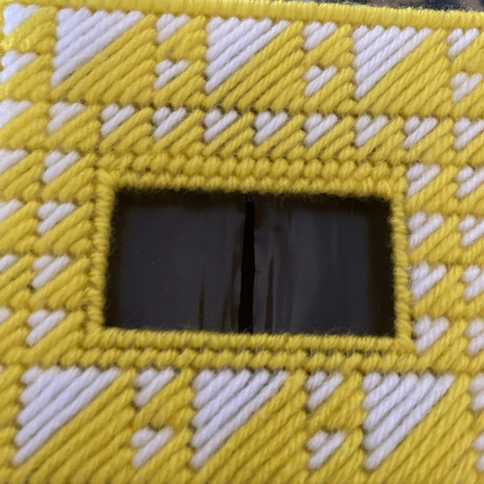 Handmade Plastic Craft Tissue Box Cover / Yellow | eBay