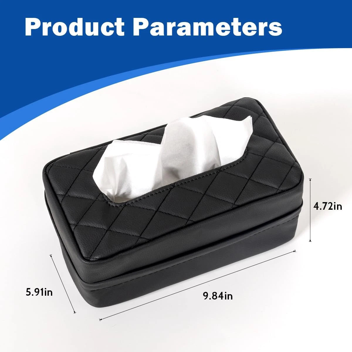 Car Tissue Holder, Standard Tissue Holder for Car Pu Leather Car Napkin Holder, | eBay