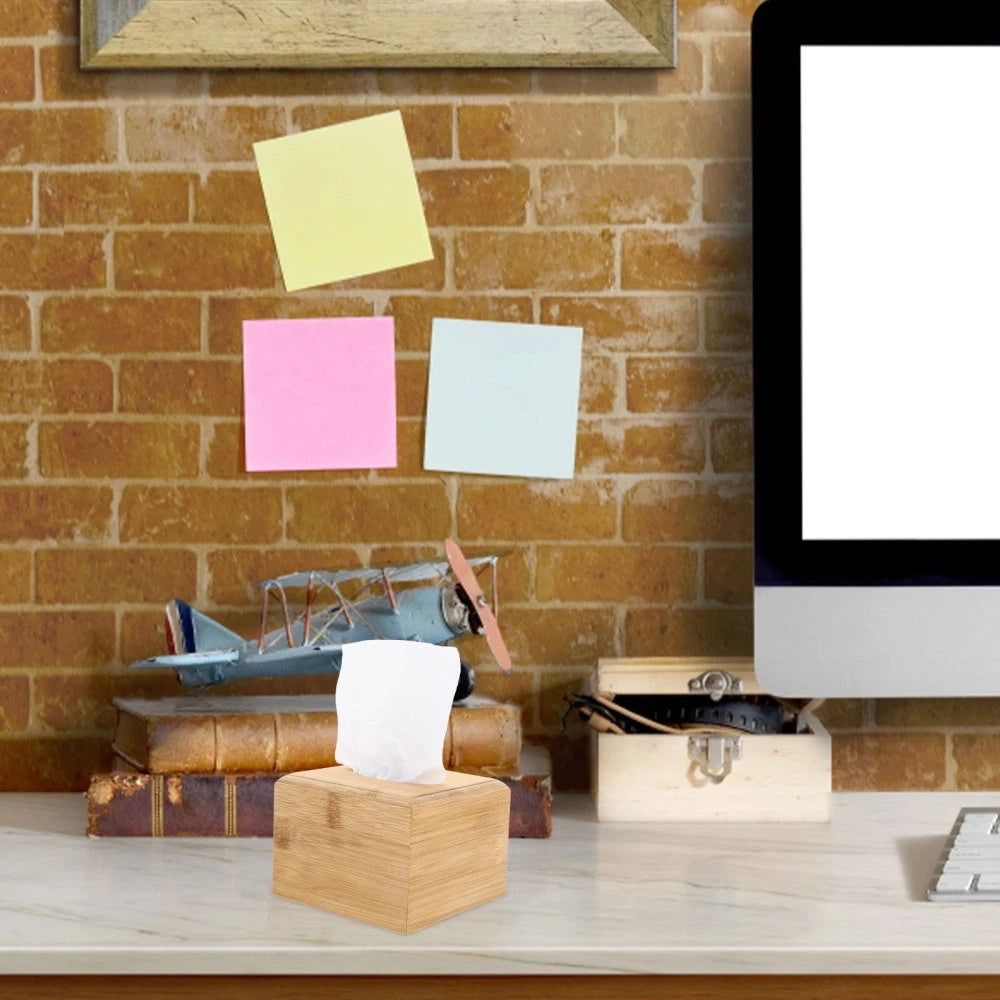 Tissue Cube Box Tissue Holder Bathroom Storage Tissue Box Cover Rectangular | eBay