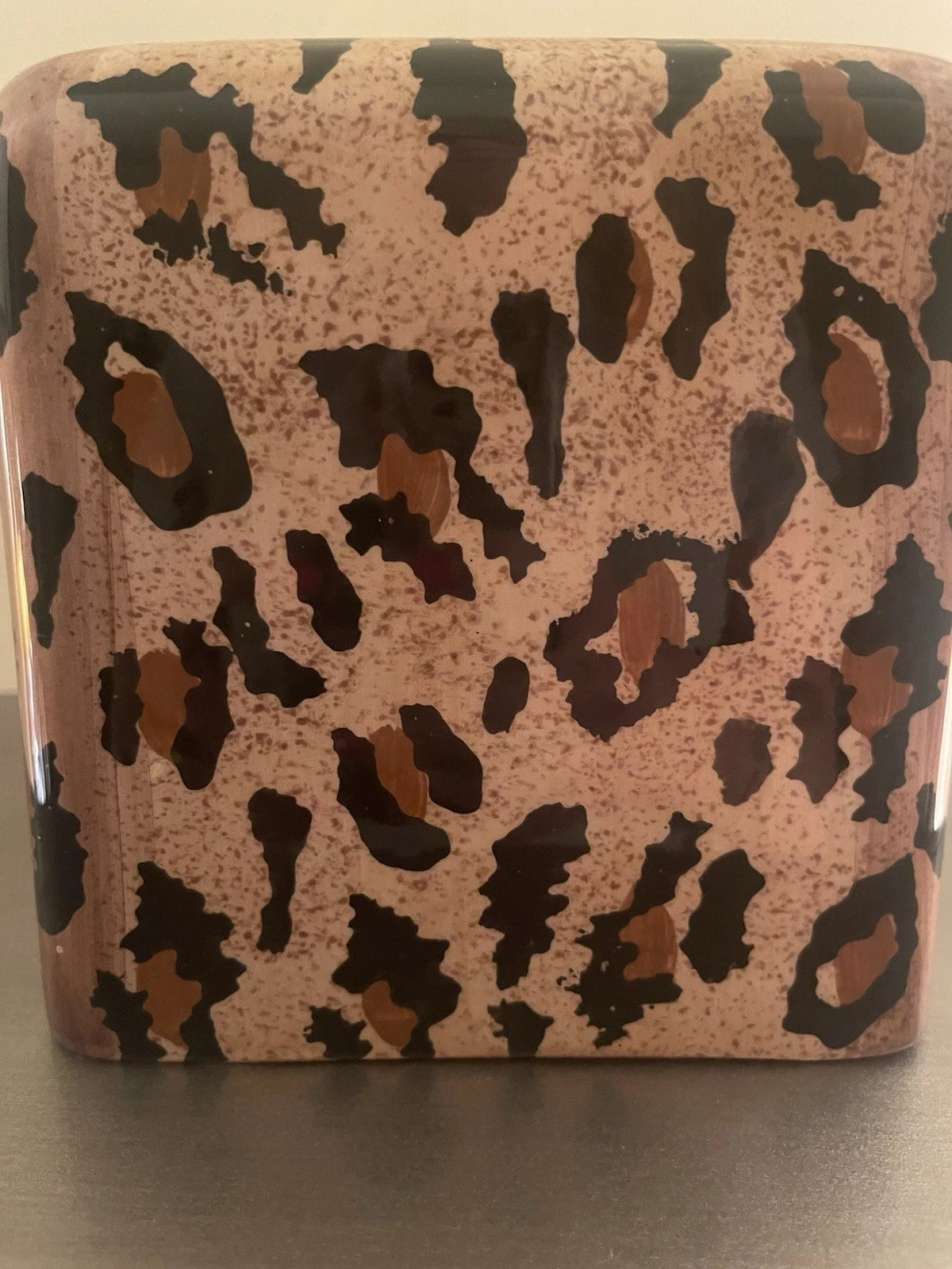 Ceramic Tissue Box Holder By Bathworks Jungle-Jim | eBay