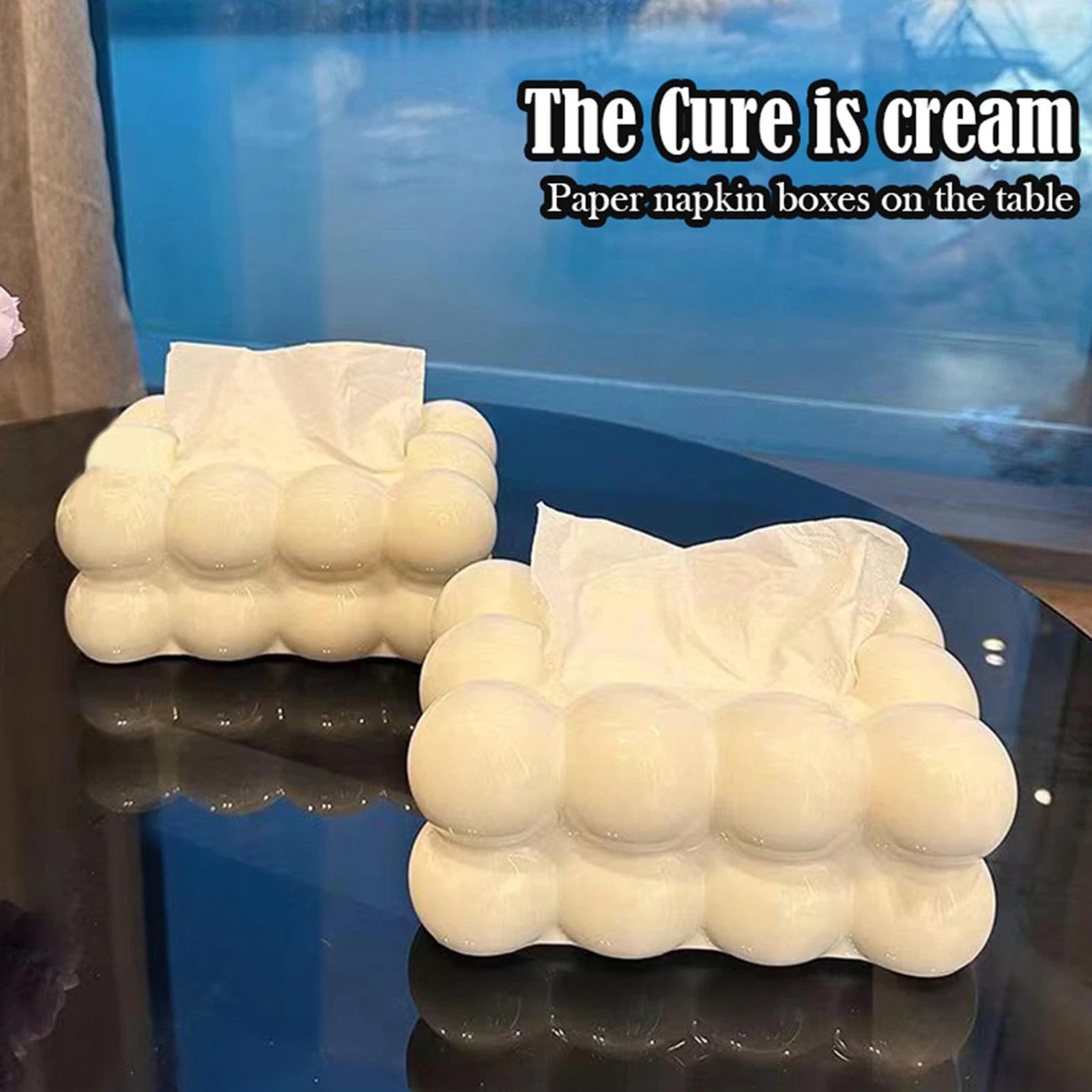 Home Tabletop Tissue Box Facial Paper Organizer Storage Dispenser Decorative New | eBay