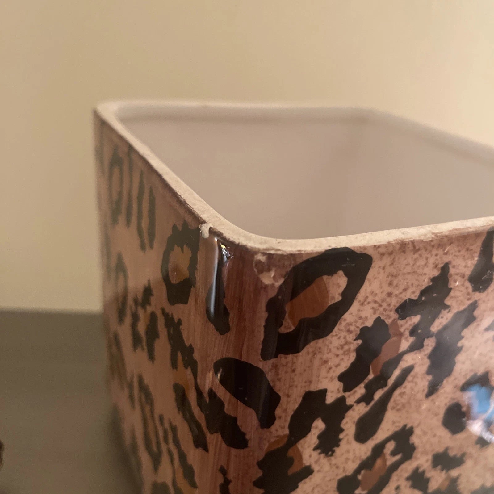 Ceramic Tissue Box Holder By Bathworks Jungle-Jim | eBay