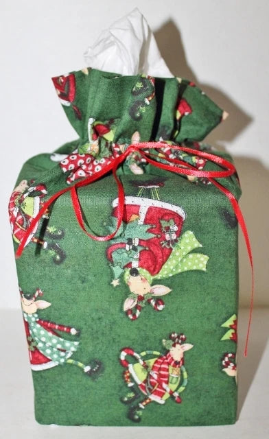 Fabric Handmade Square Tissue Box Cover - Cotton - College Sports Holiday Floral | eBay