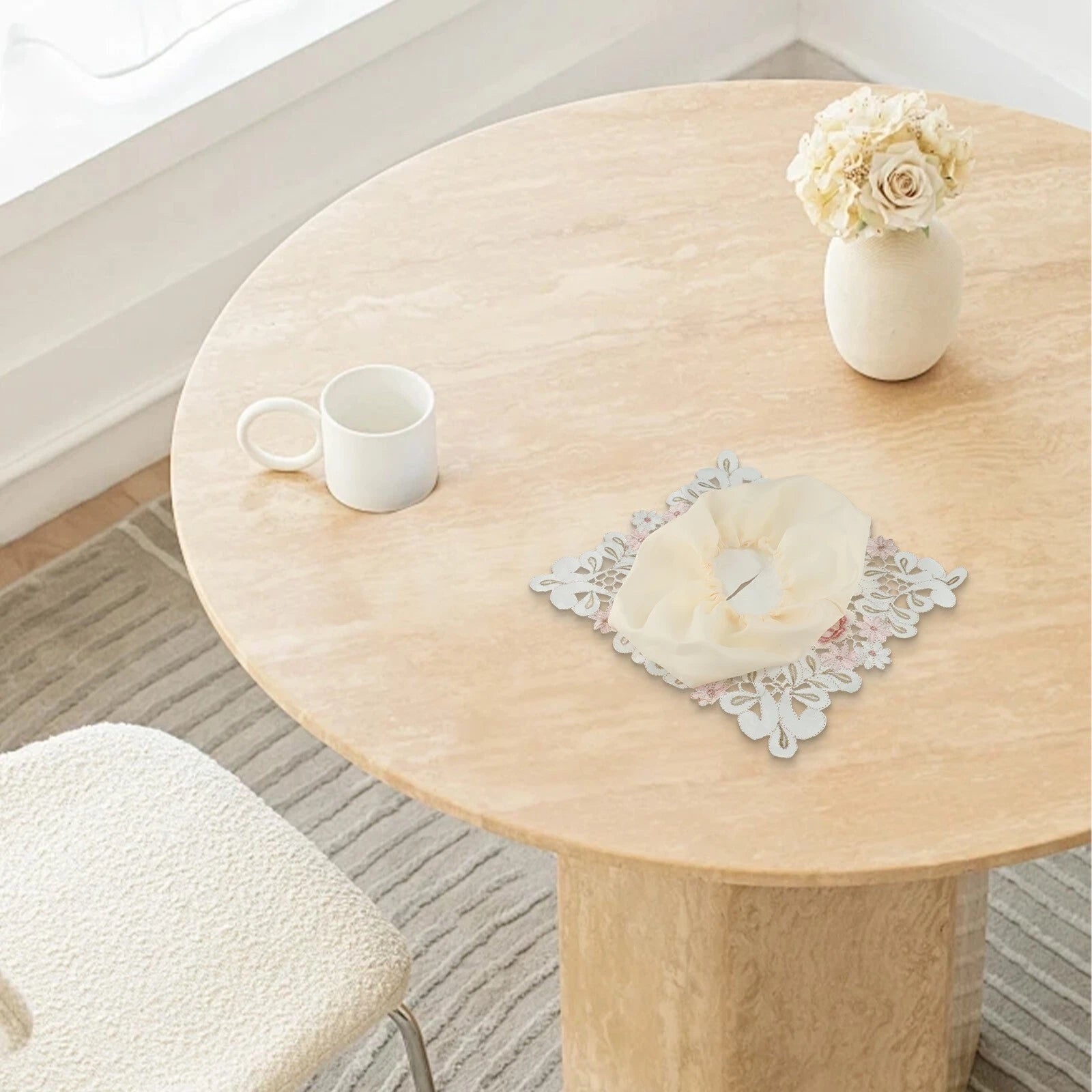 Exquisite Vintage Lace Fabric Tissue Box Cover Embroidered Tissue Box Cover | eBay