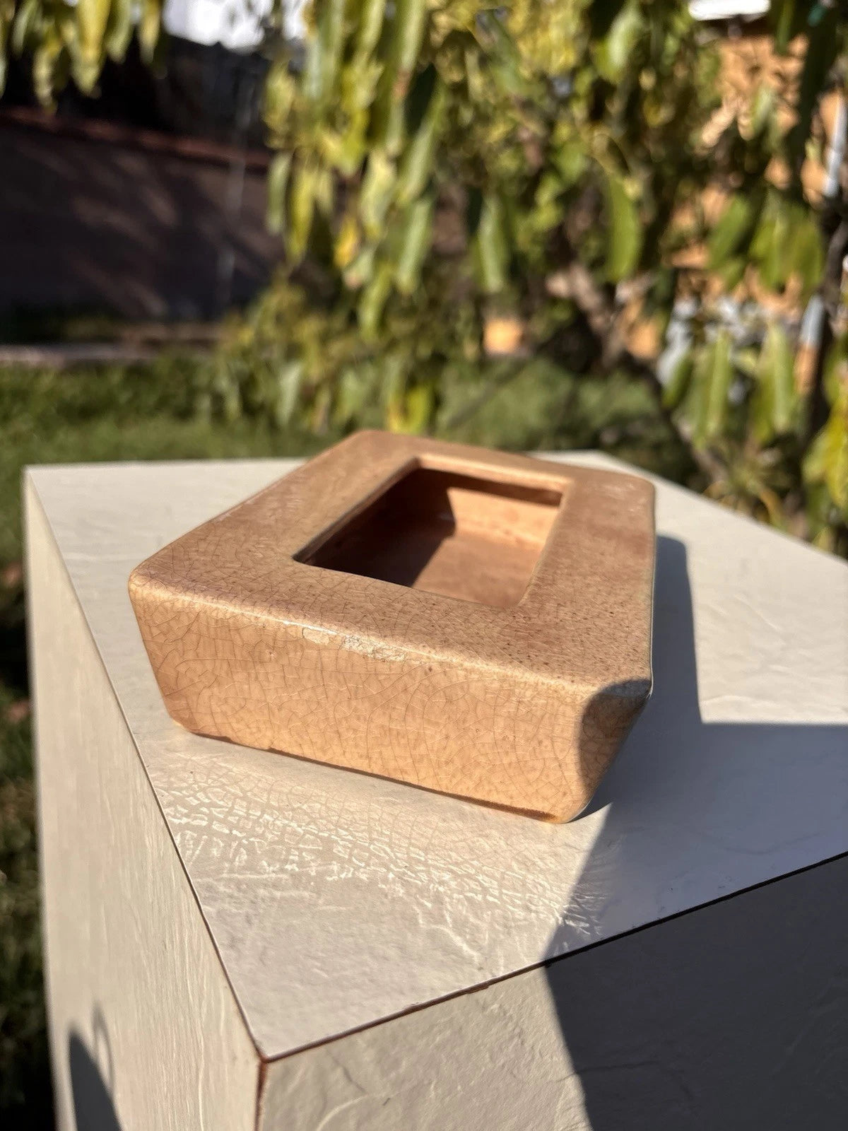 Pottery Ceramic Tissue Box Signed Gm c Stay Jackson 1945 6.5x4” | eBay