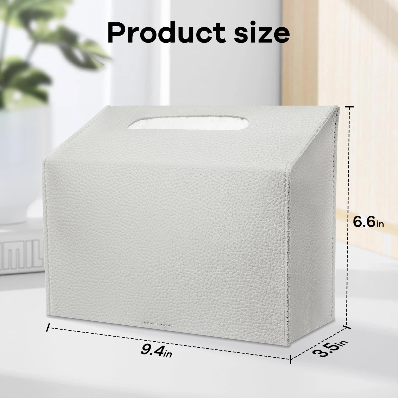 Leather Disposable Paper Hand Towels Tissue Box Cover Holder For Kleenex, Cream | eBay