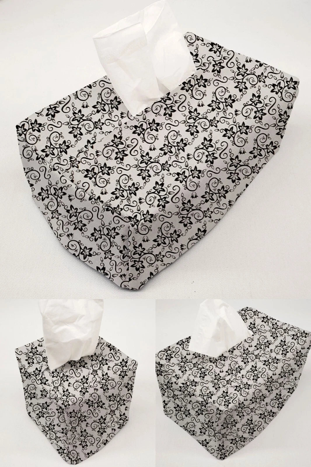 Floral Damask Tissue Box Cover (4 Colors Available) | eBay