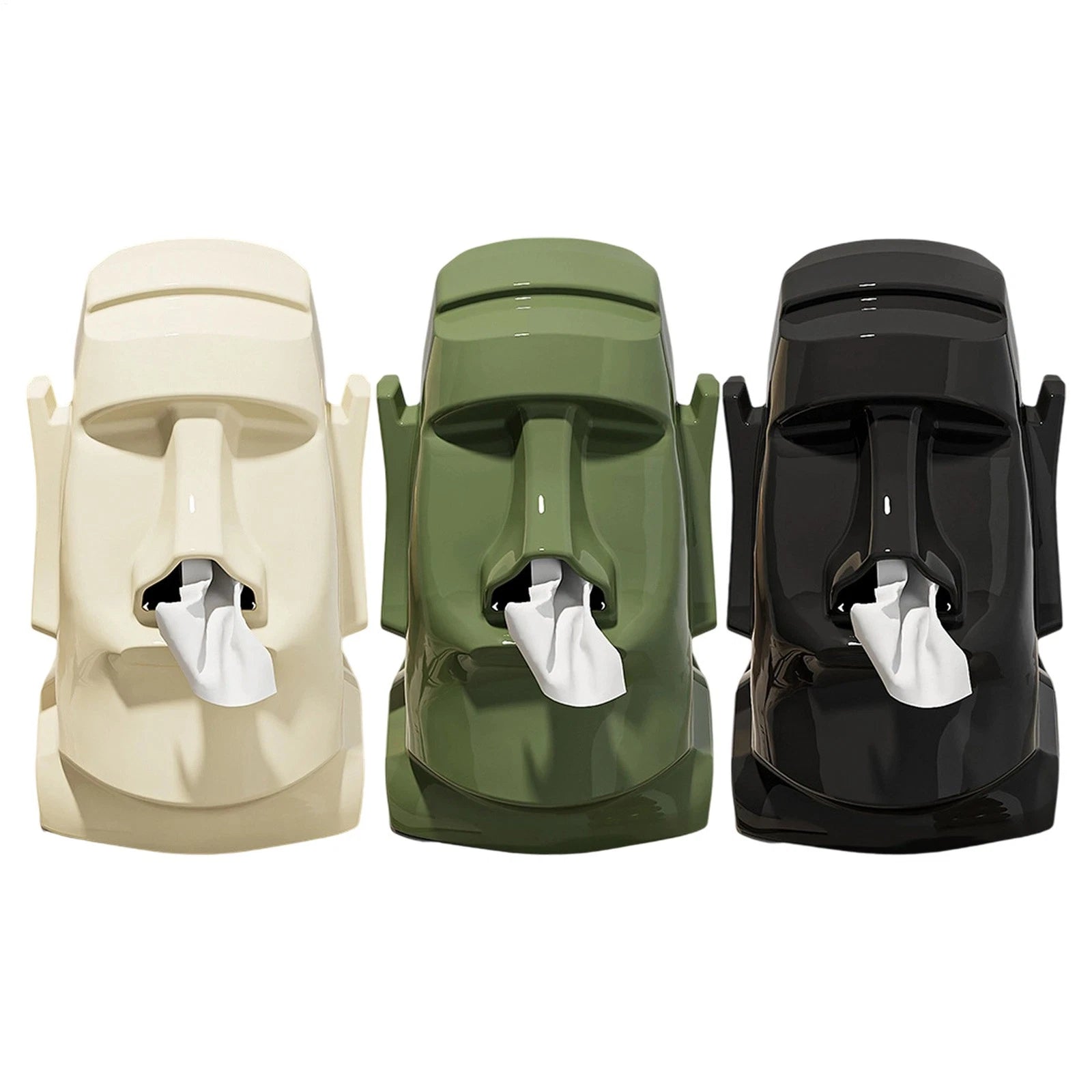 1x Creative Easter Island Statue Tissue Box Headphone Stand Glasses Rack Holder | eBay