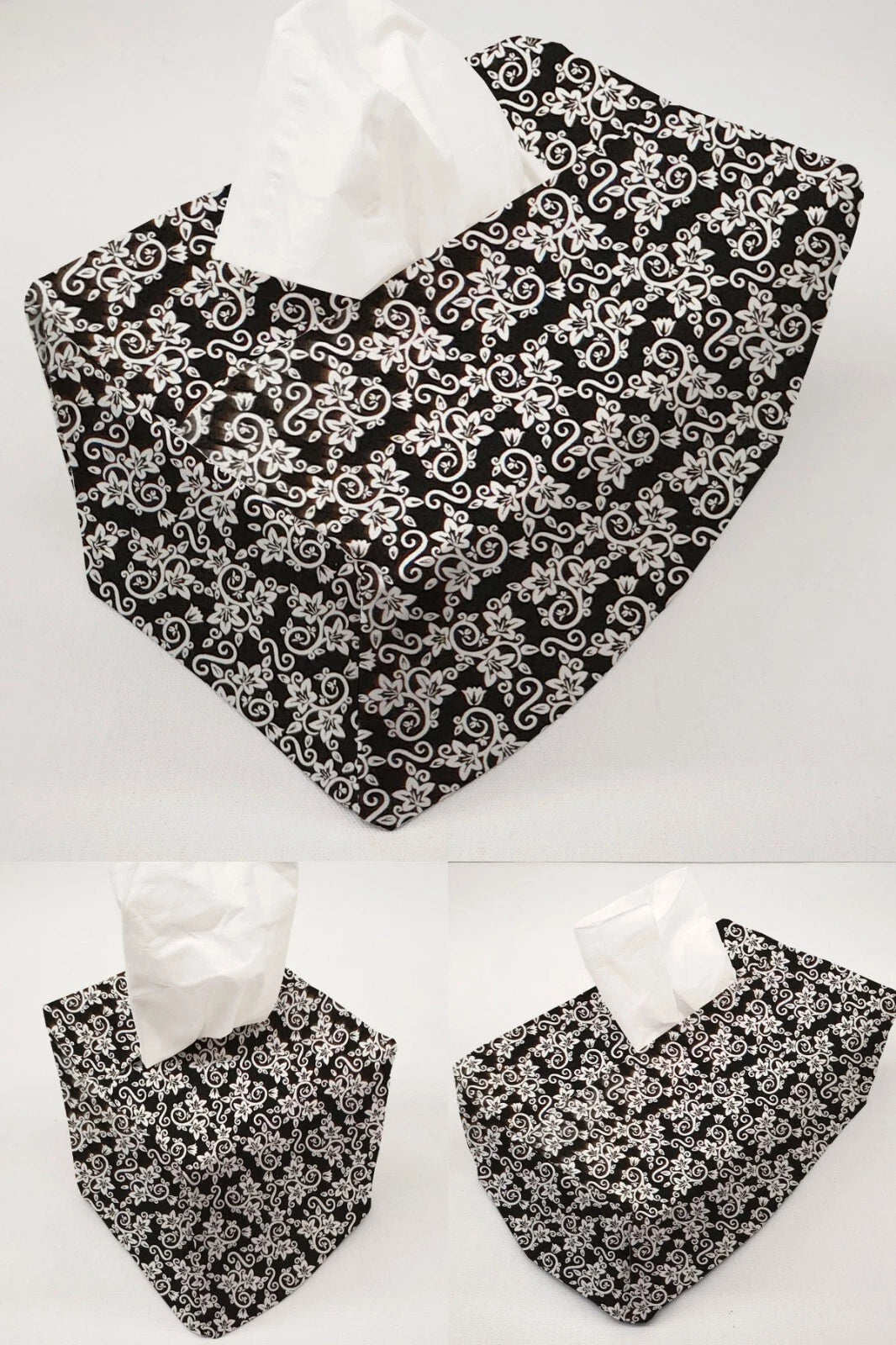 Floral Damask Tissue Box Cover (4 Colors Available) | eBay