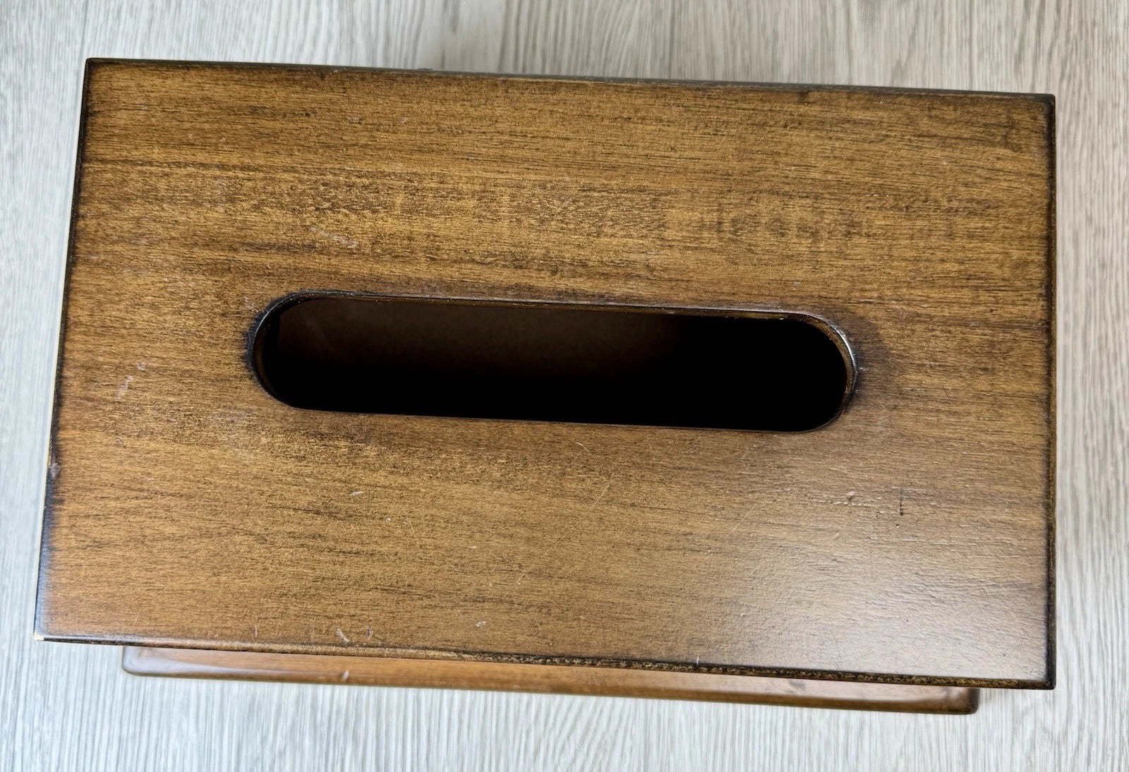 Solid Wood Tissue Box Holder Cover by American Furniture Classics Farmhouse Nice | eBay