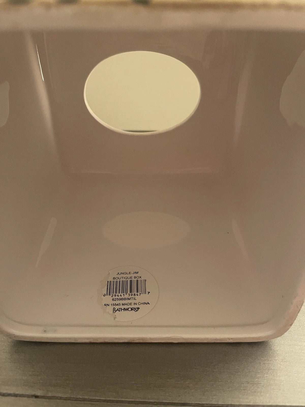 Ceramic Tissue Box Holder By Bathworks Jungle-Jim | eBay