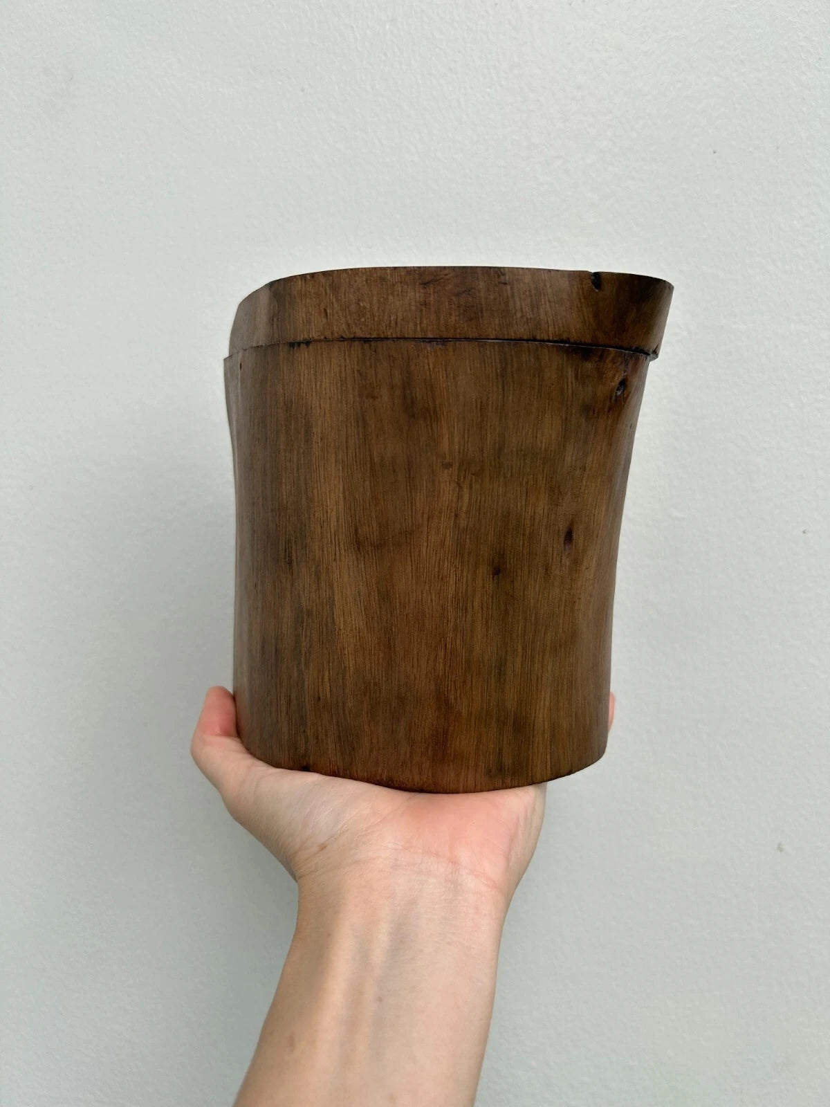 Rustic Wood Tissue Box Cover Tissue Holder Natural Shape for Home Decor | eBay