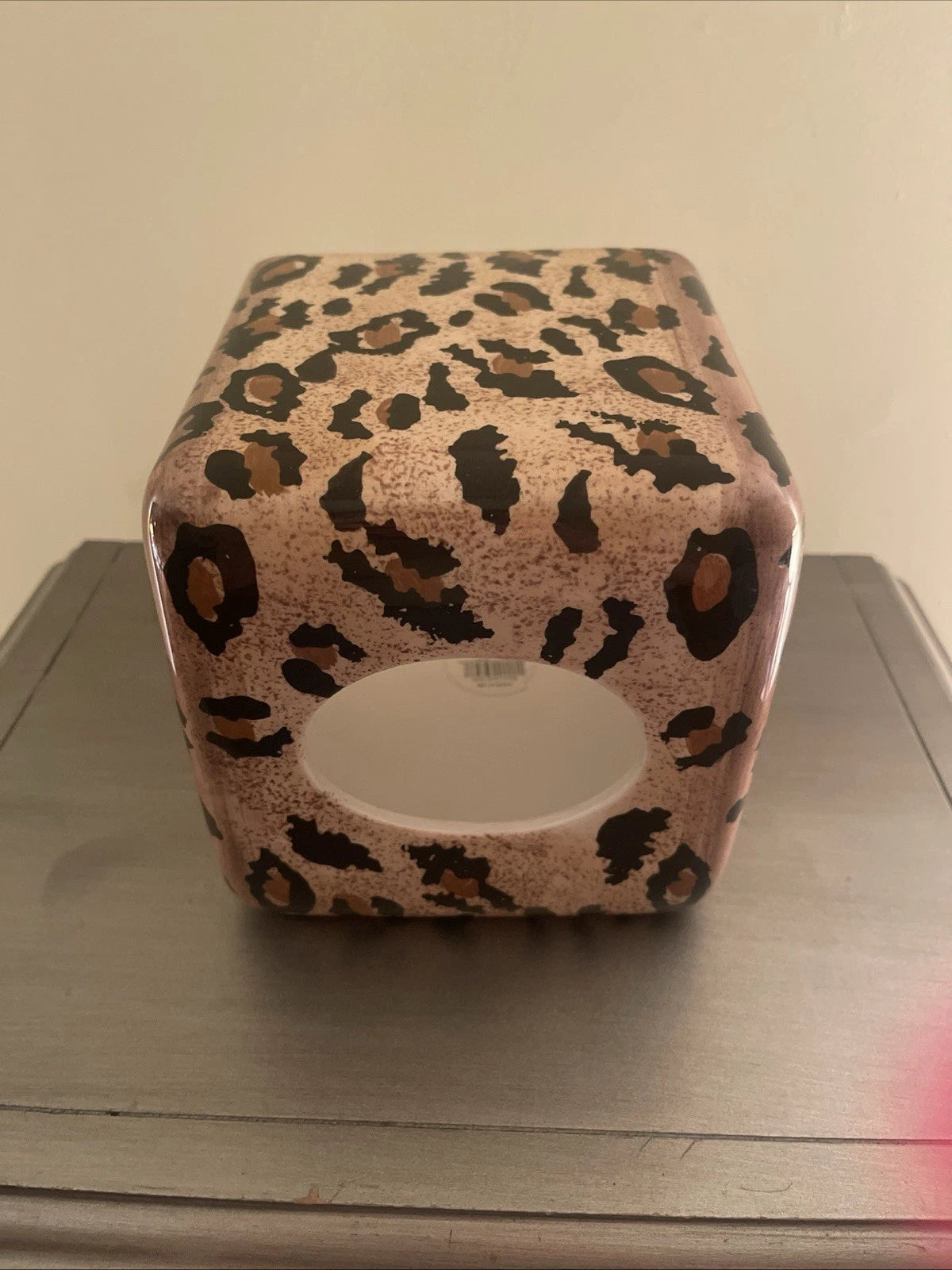 Ceramic Tissue Box Holder By Bathworks Jungle-Jim | eBay