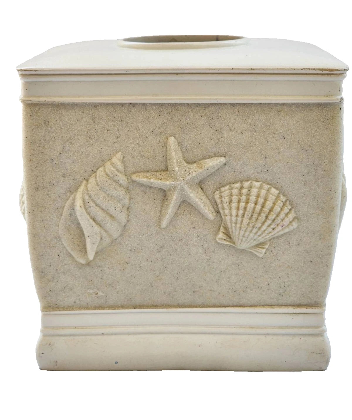 Tissue Box Cover Ivory Square Bathroom Kleenex Accessories Facial Tissue Holder | eBay