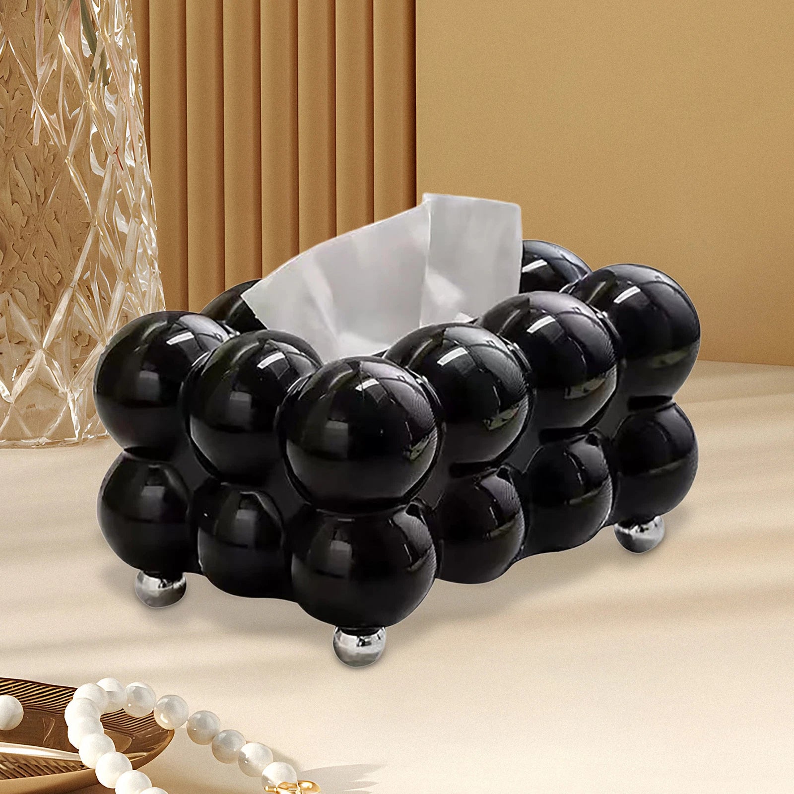 Home Tabletop Tissue Box Facial Paper Organizer Storage Dispenser Decorative New | eBay