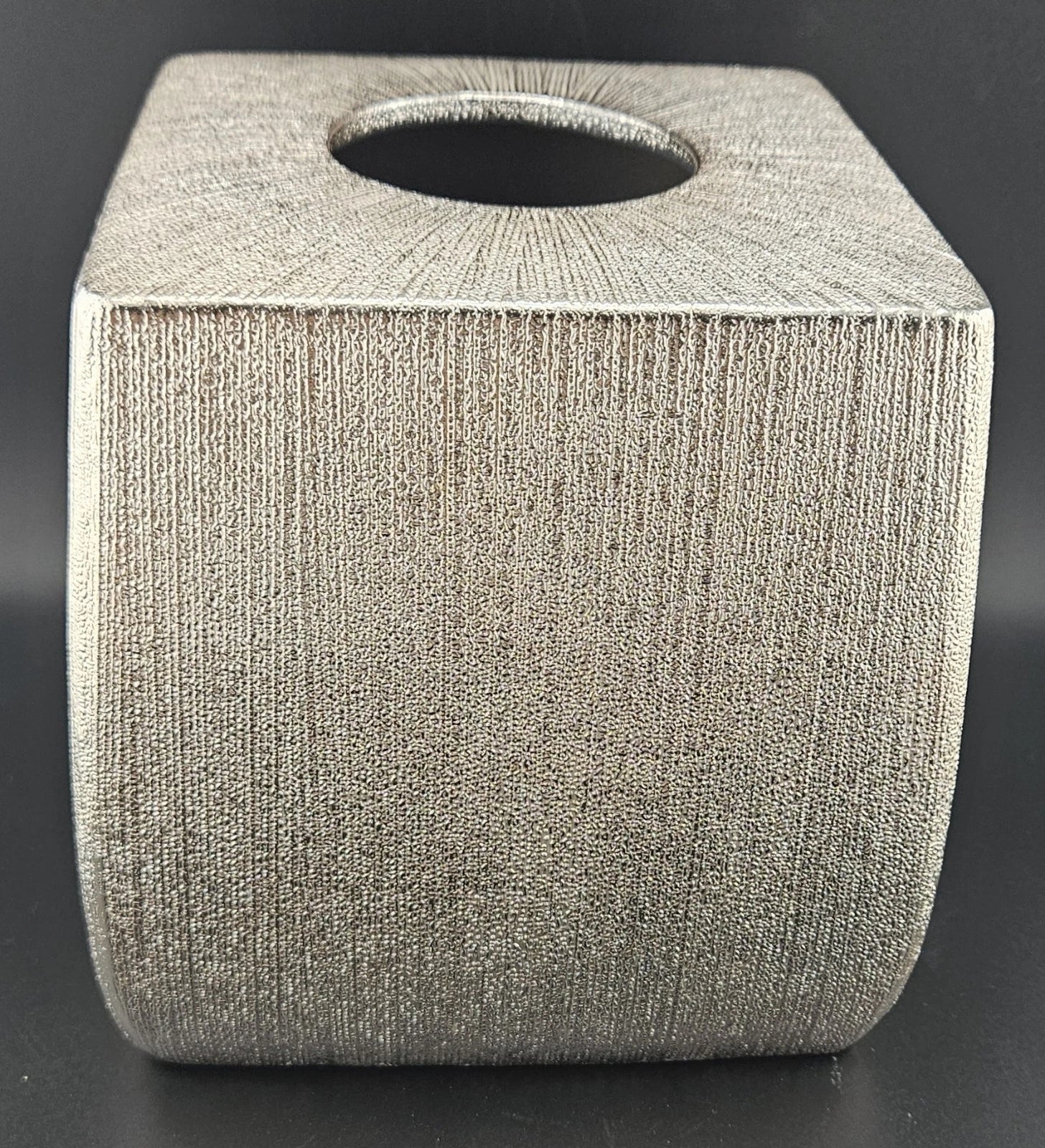 CARO BOUTIQUE Pink Tissue Box Cover Metallic High End Bathroom Acessories 6"H | eBay