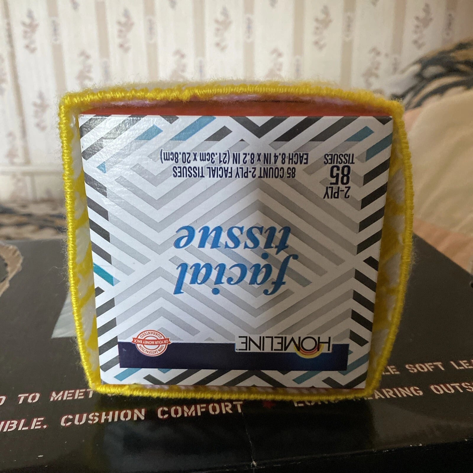 Handmade Plastic Craft Tissue Box Cover / Yellow | eBay