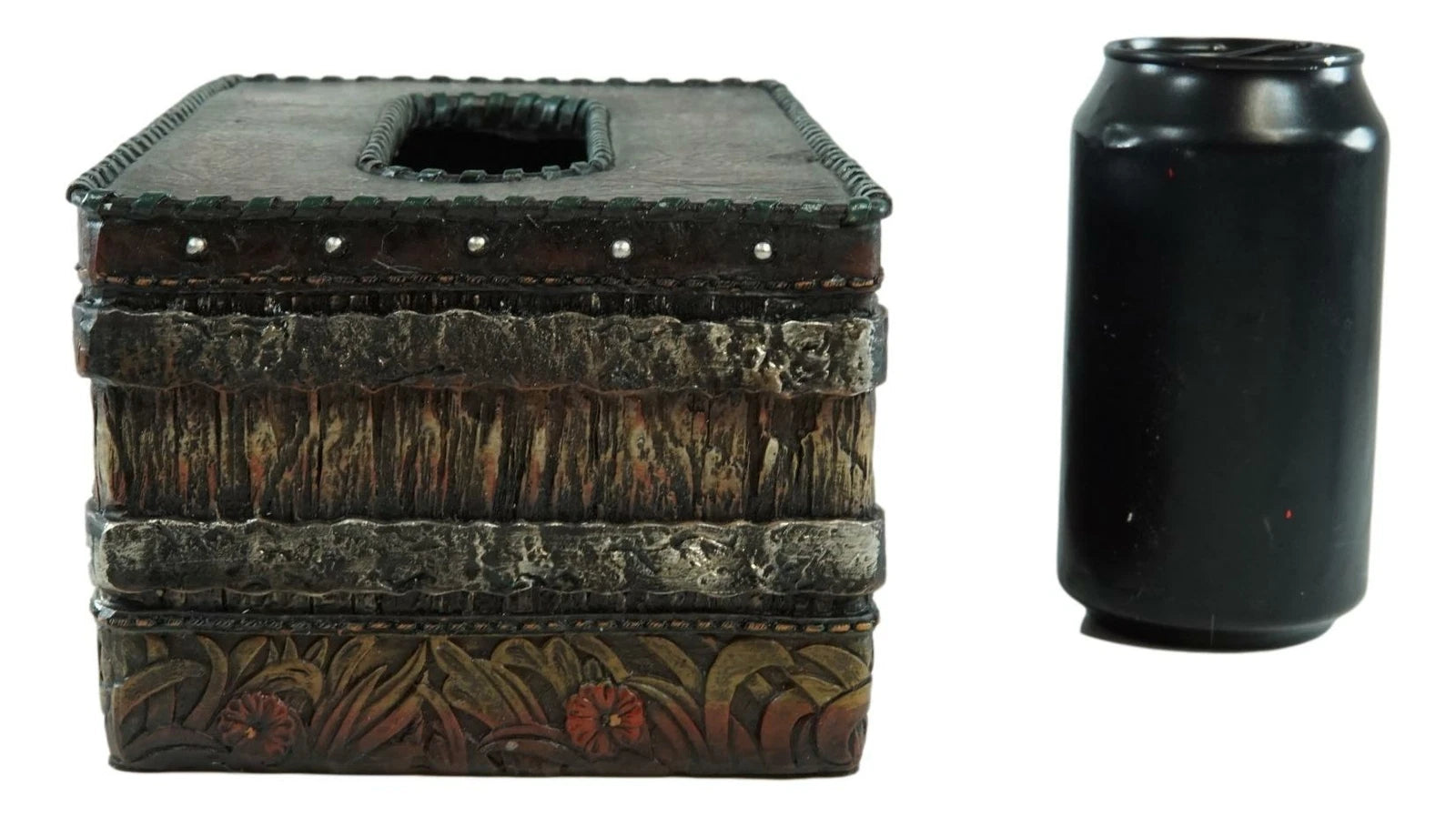 Country Rustic Western Blue Cross W/ Concho Rectangular Tissue Box Holder Case | eBay