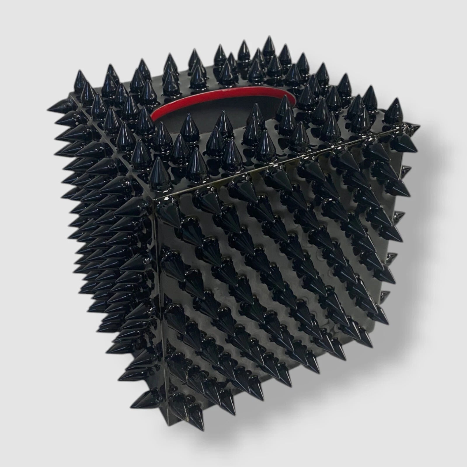 Mike & Ally Black Boutique Spiked Quill Tissue Box Cover | eBay