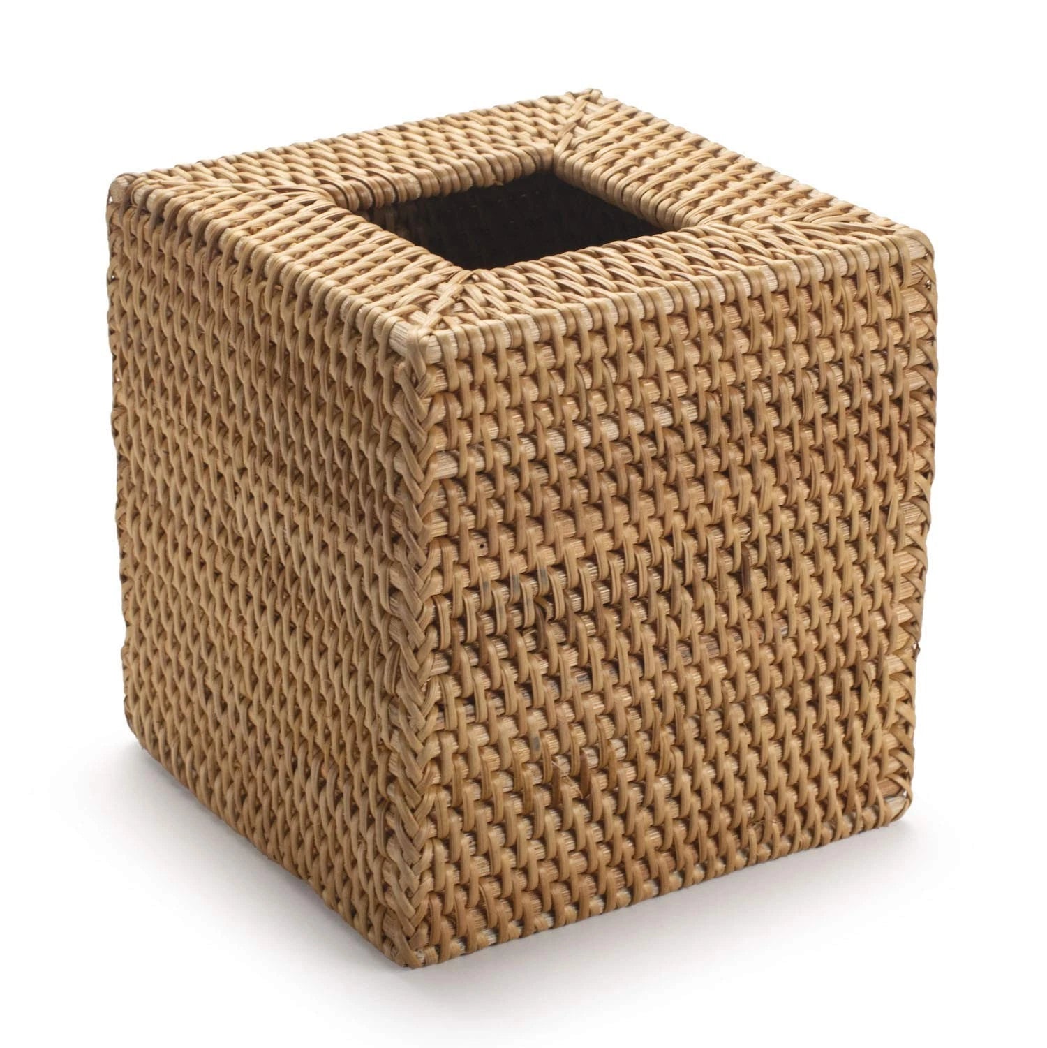 Rattan Tissue Box Cover Square, Hand Woven Wicker Tissue Holder, 5.5 x 5.5 X ... | eBay