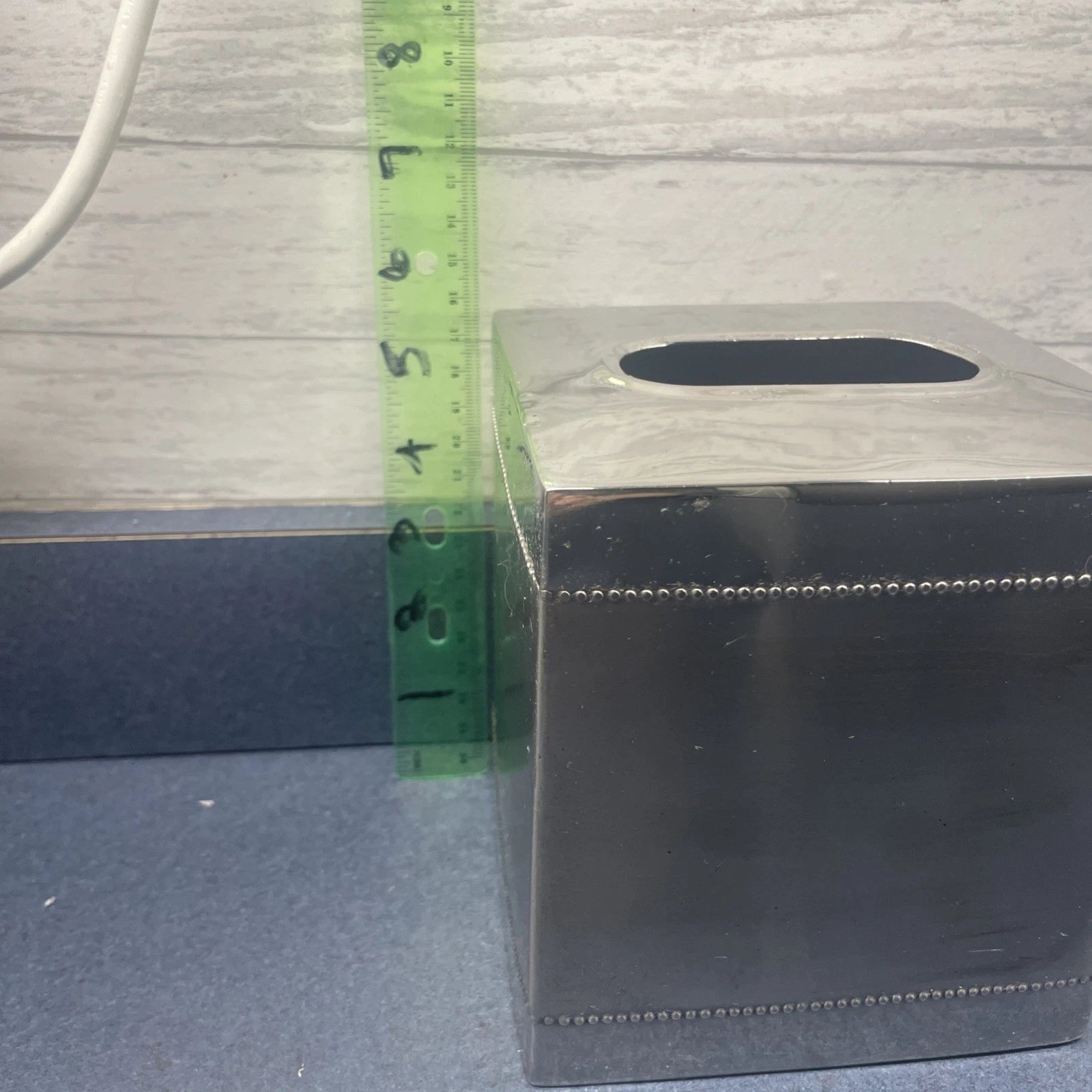 Silver Finish tissue box cover | eBay