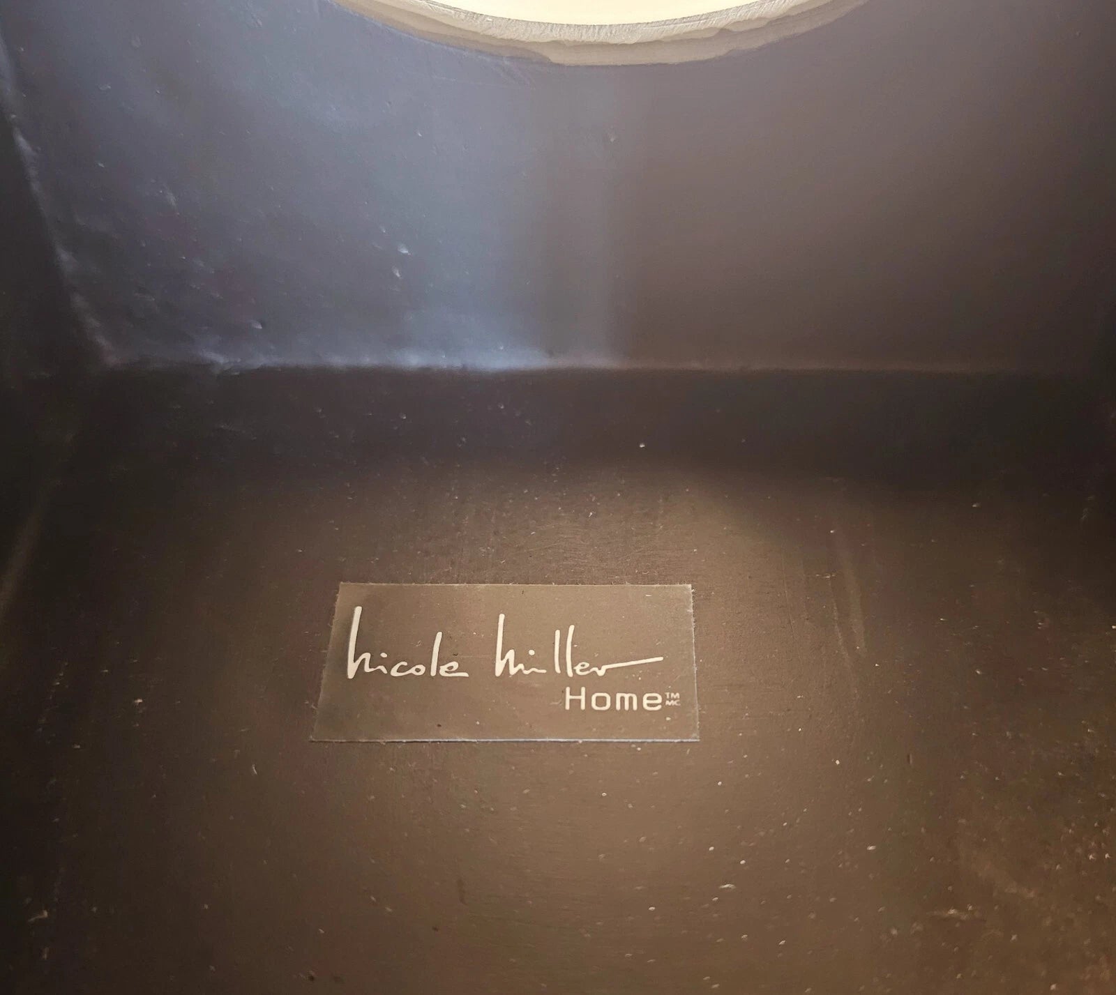 Nicole Miller Home Silver Tree Floral Resin 3D Tissue Box Cover HTF 5.5" x 6” | eBay