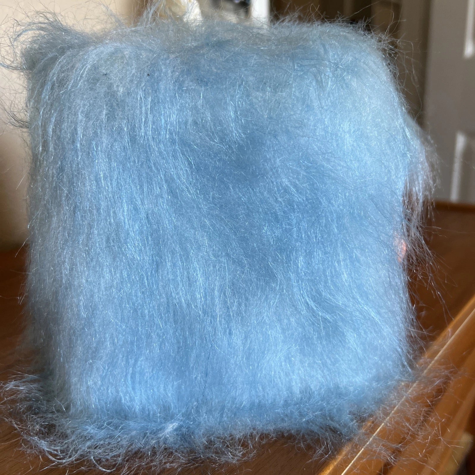 Vintage 1970s Dimple Doll Tissue Box Cover Sky Blue White Hair Grandma Boho | eBay