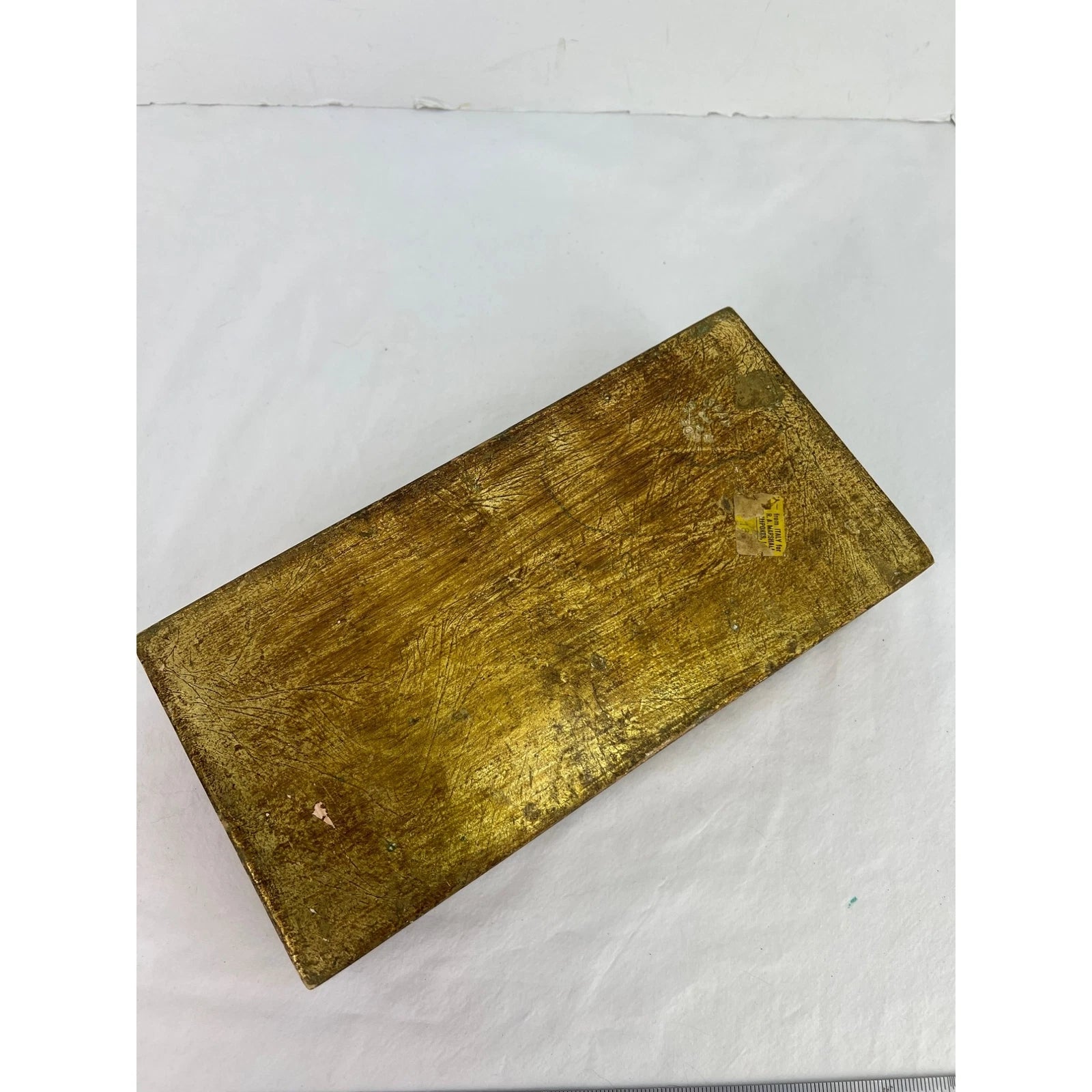 Mid-Century Italian Florentine Wooden Tissue Box Holder Handcrafted Decorative D | eBay