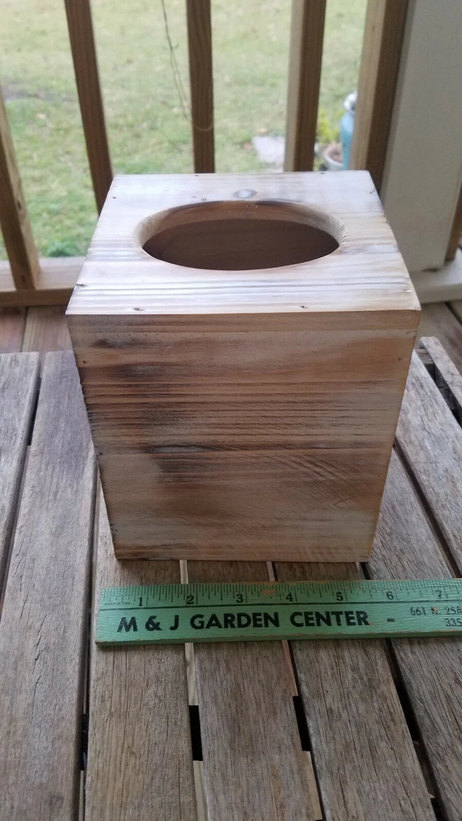 Rustic Wood Barnwood Tissue Box Cover: Tissue Cube Box | eBay