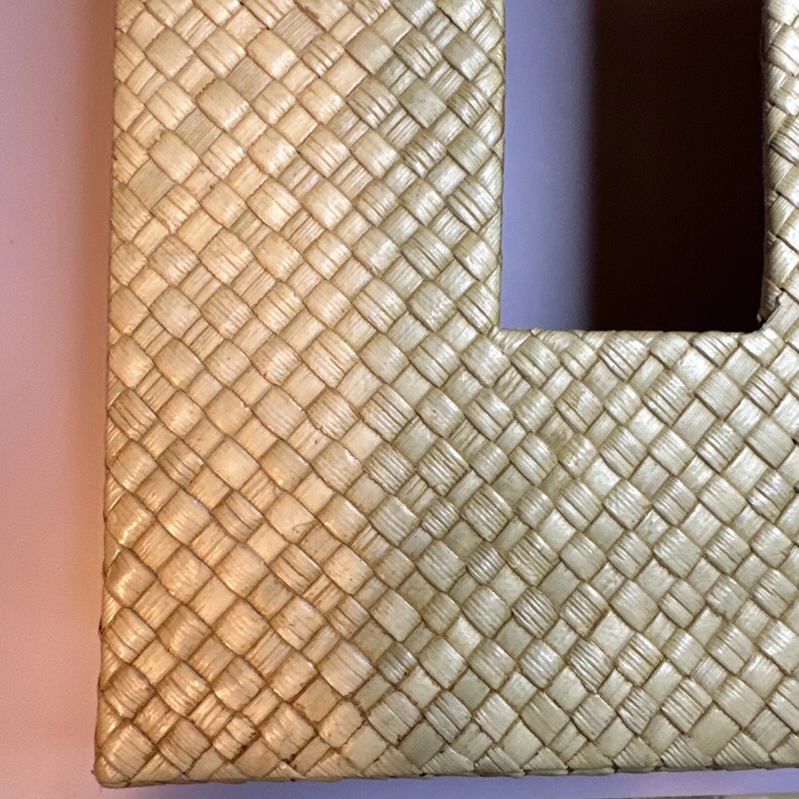 Rectangular Woven Bamboo Or Fiber Tissue Box Cover Water Resistant Facial | eBay