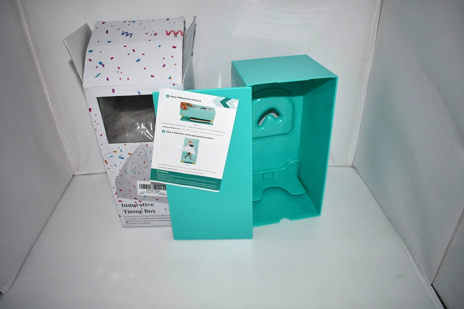 Creative Tissue Box Holder, Vintage Lady Skirt Design, Resin Cover, Blue, NWT | eBay