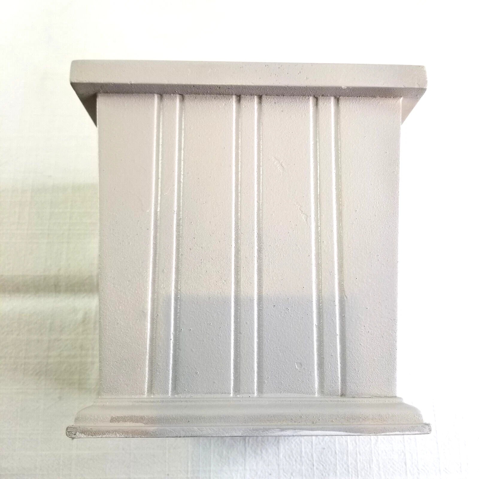 Tissue box cover wood large square Taupe Flowers | eBay