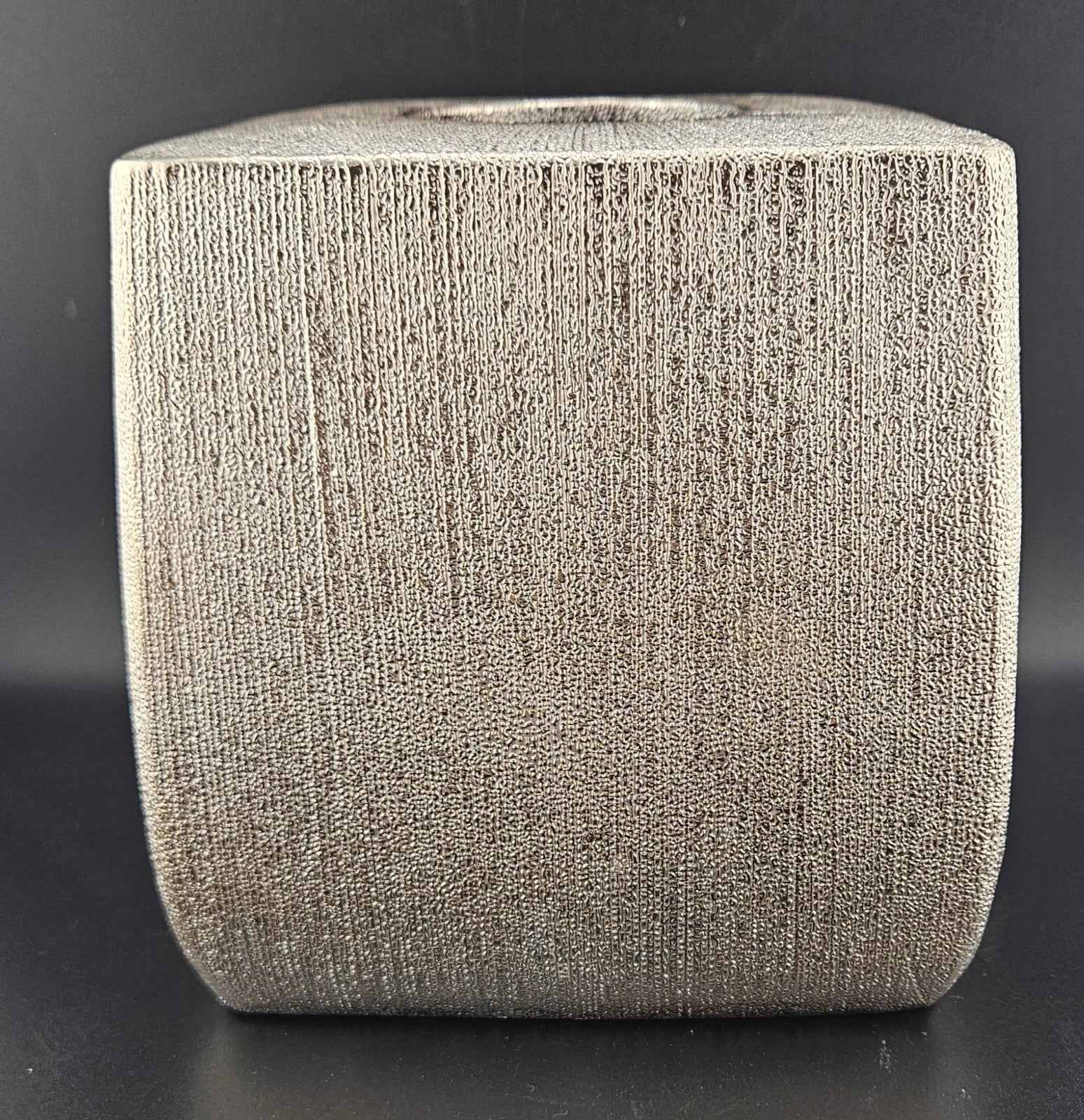 CARO BOUTIQUE Pink Tissue Box Cover Metallic High End Bathroom Acessories 6"H | eBay