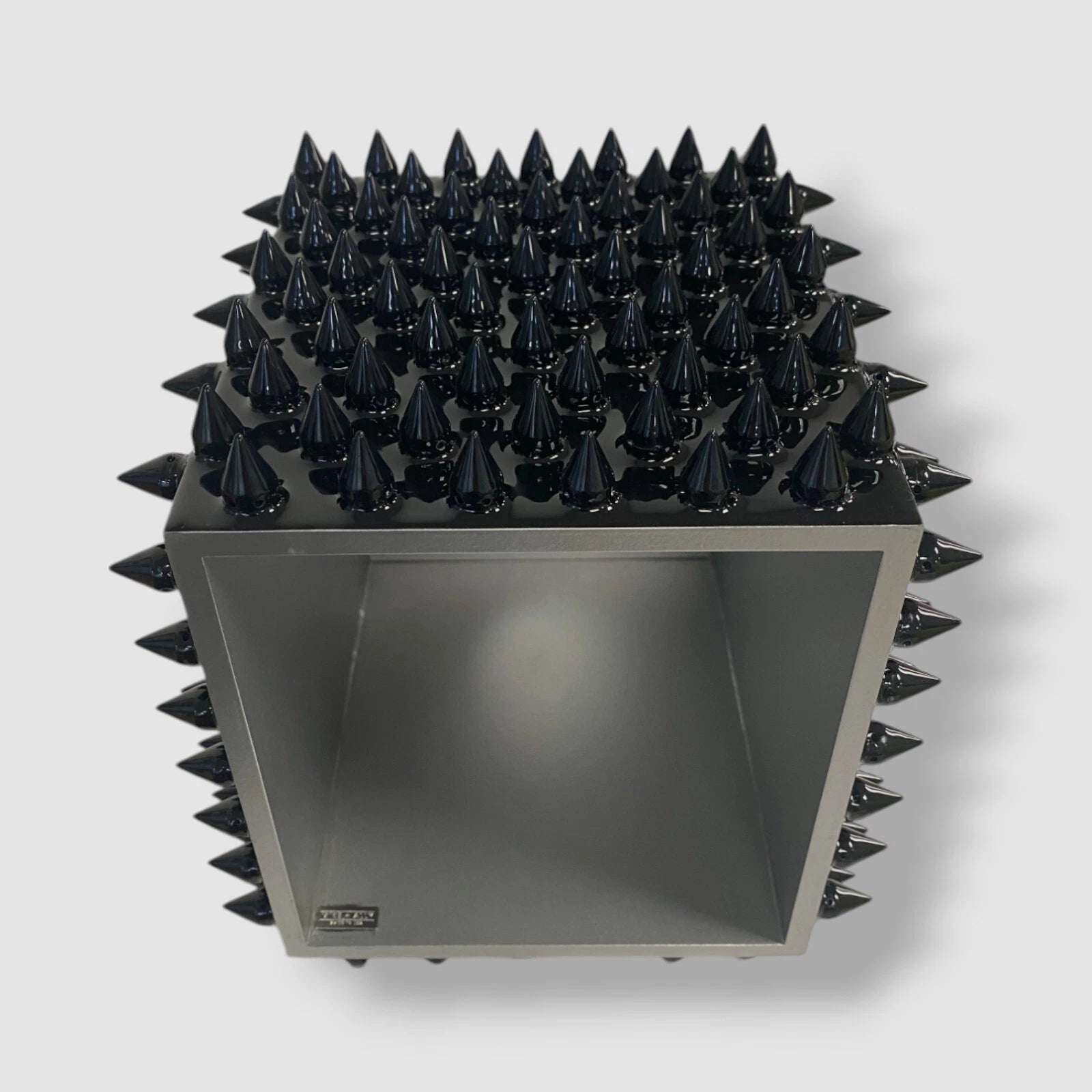 Mike & Ally Black Boutique Spiked Quill Tissue Box Cover | eBay