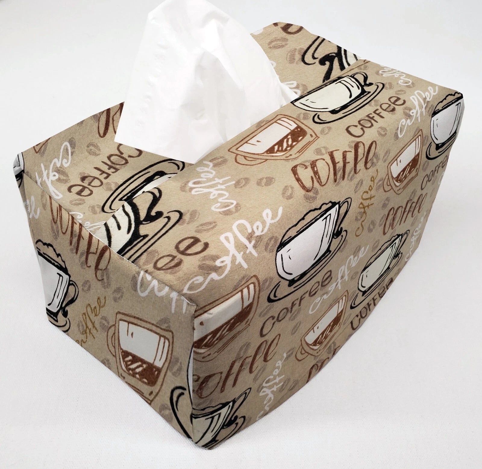 Coffee Beans Tissue Box Cover | eBay