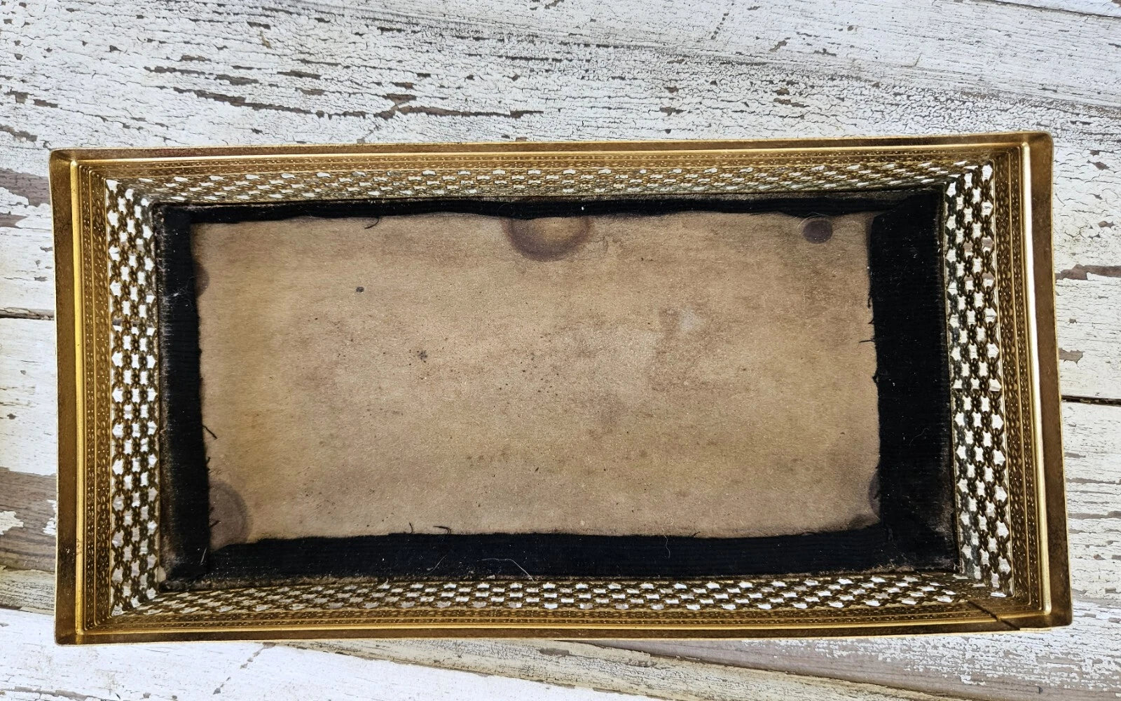 Antique Vintage Metal Bow Filigree Tissue Box Cover Holder Gold Tone Removable | eBay