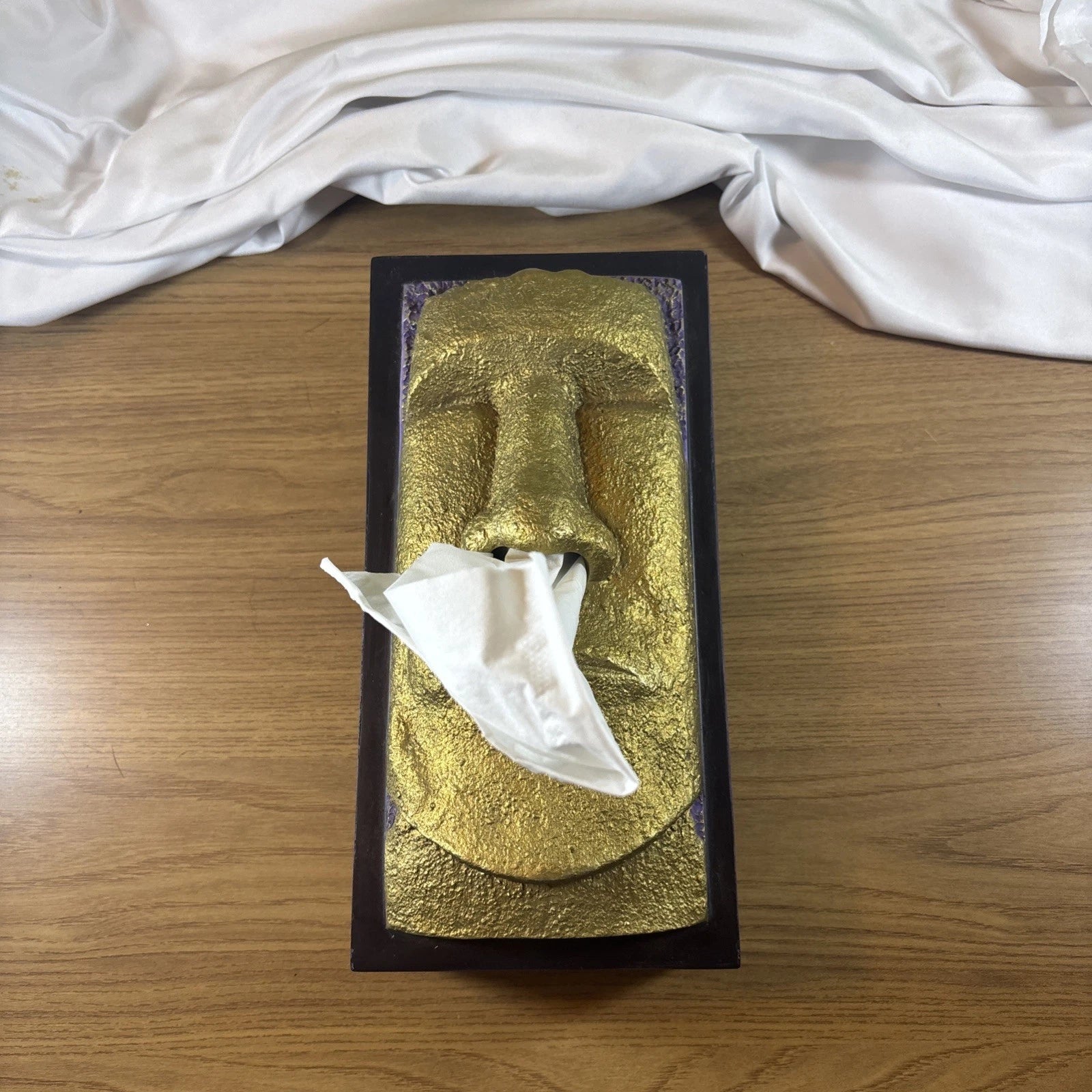 Rotary Hero Easter Island Head Face Nose Tiki Tissue Dispenser Holder Box Cover | eBay