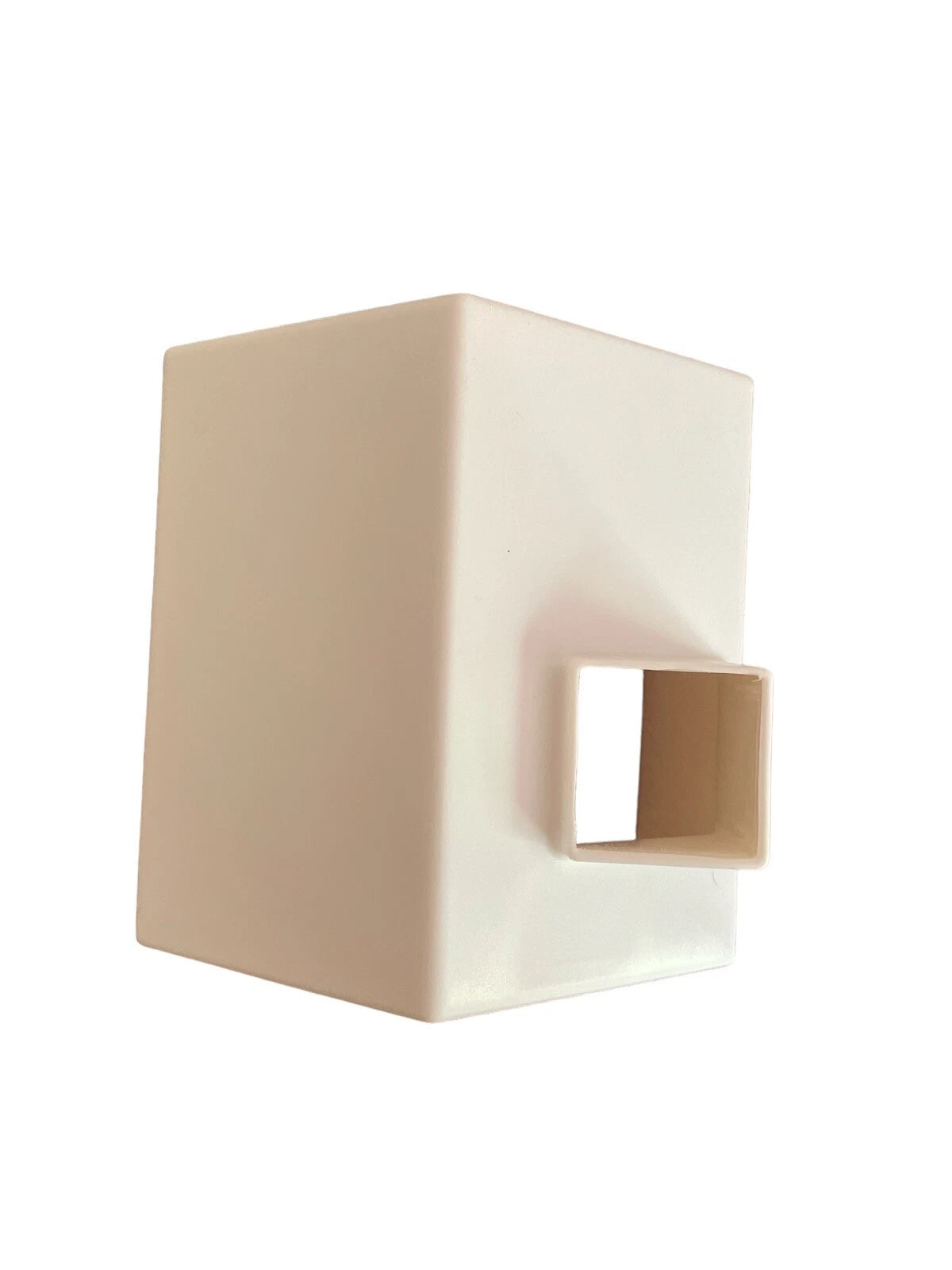 "Bless You" Casa Tissue Box Cover House Square Tissue Box Holder White Plastic | eBay