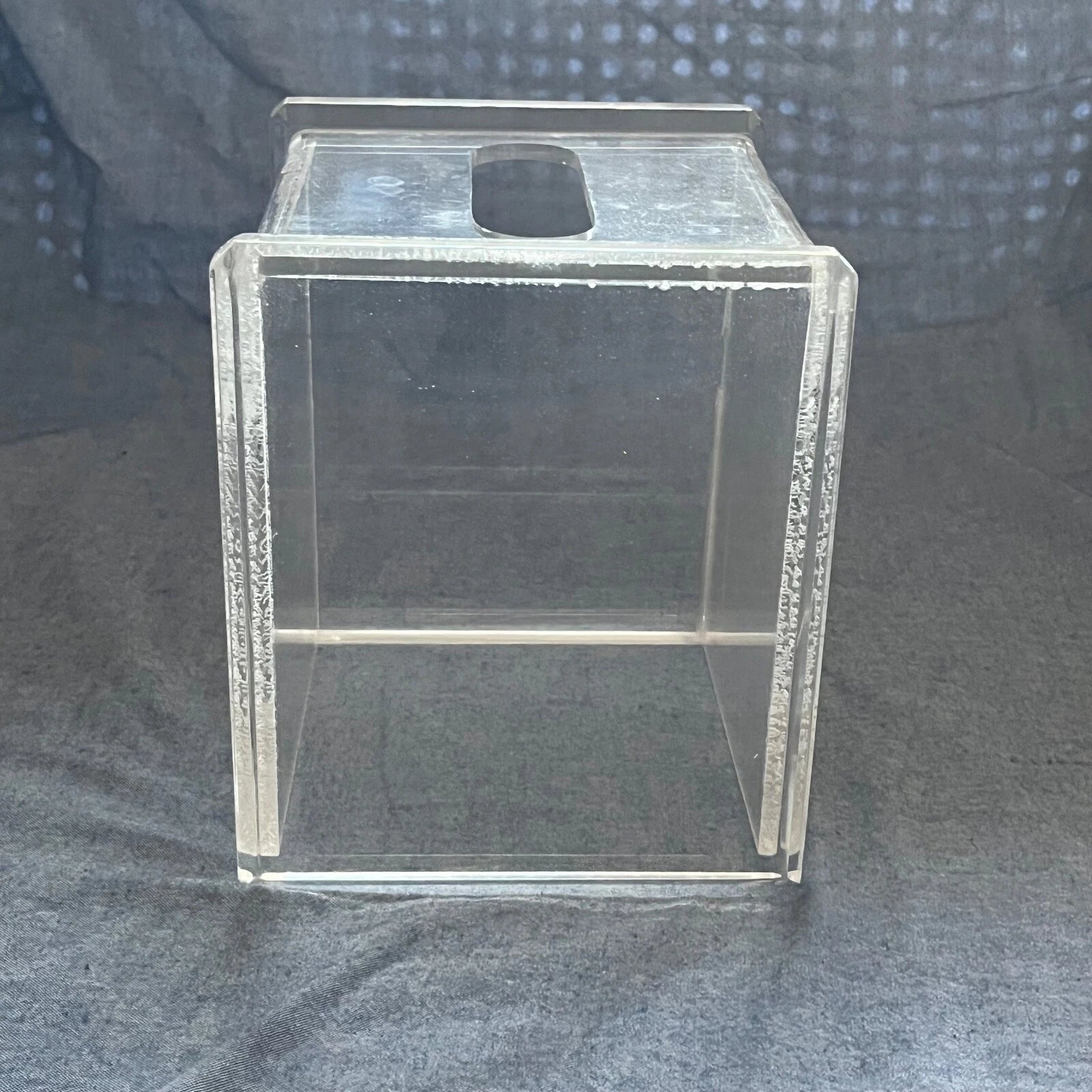 MidCentury Modern ARONIE LUCITE Clear Acrylic Tissue Box Holder Cover MCM Vintag | eBay