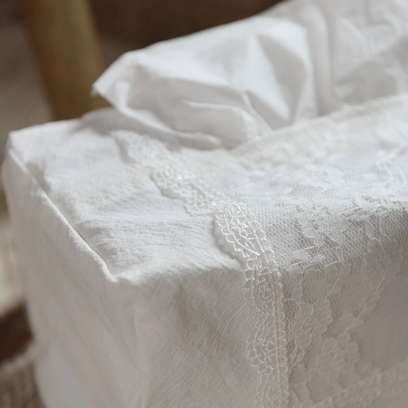 Elegant Lace Tissue Refill Cover Holder Case Living Room Home Deco Made in Korea | eBay